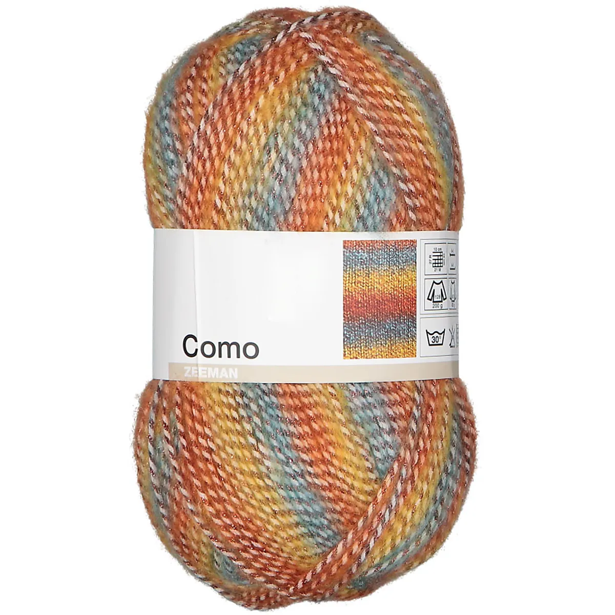 Como Fios para tricô - Cor-de-laranja