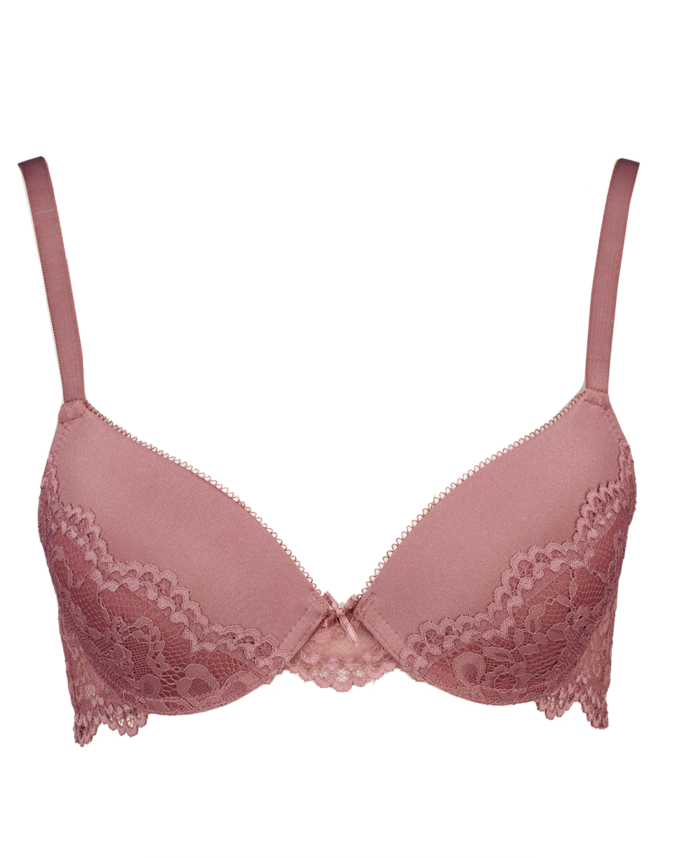 Cheeky plunge Padded BH - Paars