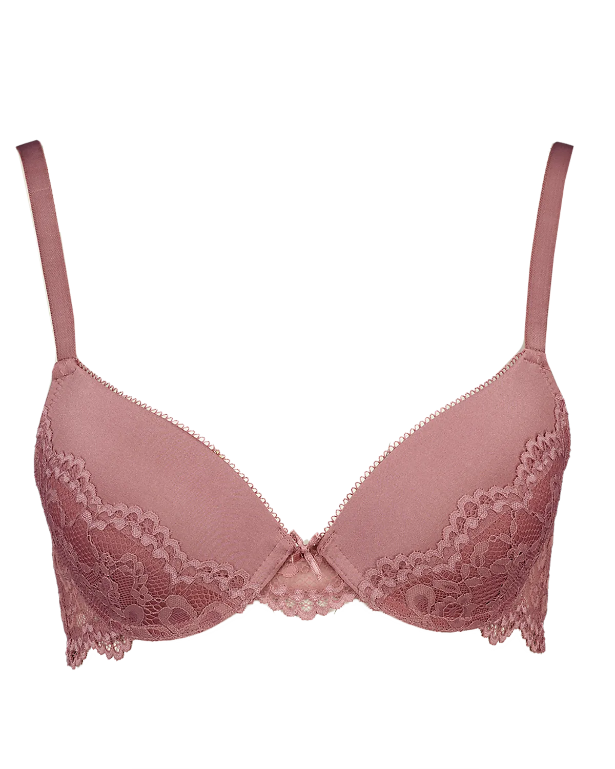 Cheeky plunge Padded BH - Paars