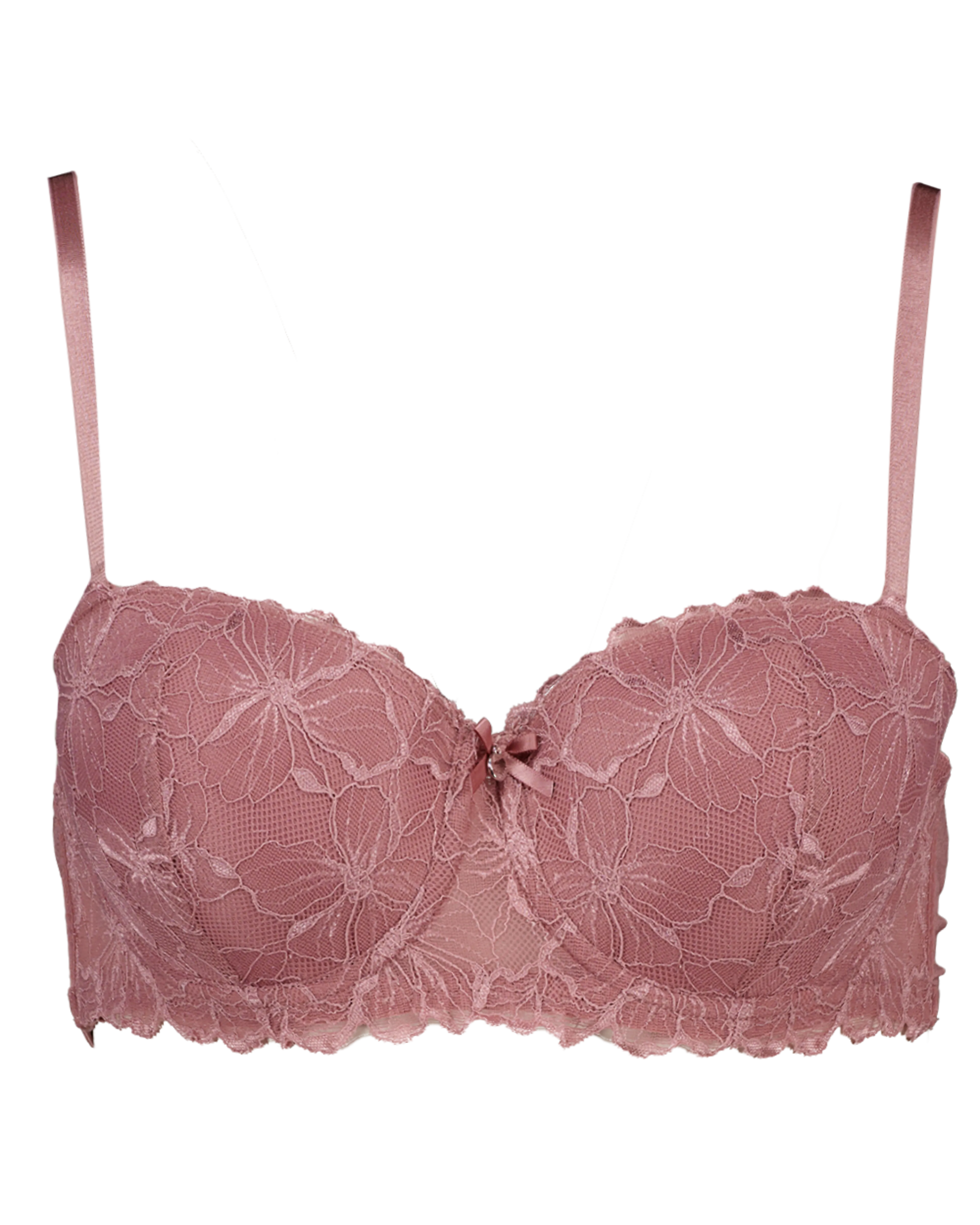 Balconette Sujetador con relleno - Rosa