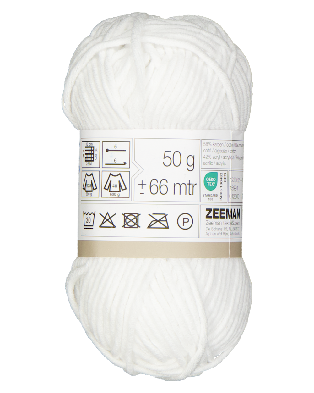 Fil à tricoter - Blanc | Zeeman