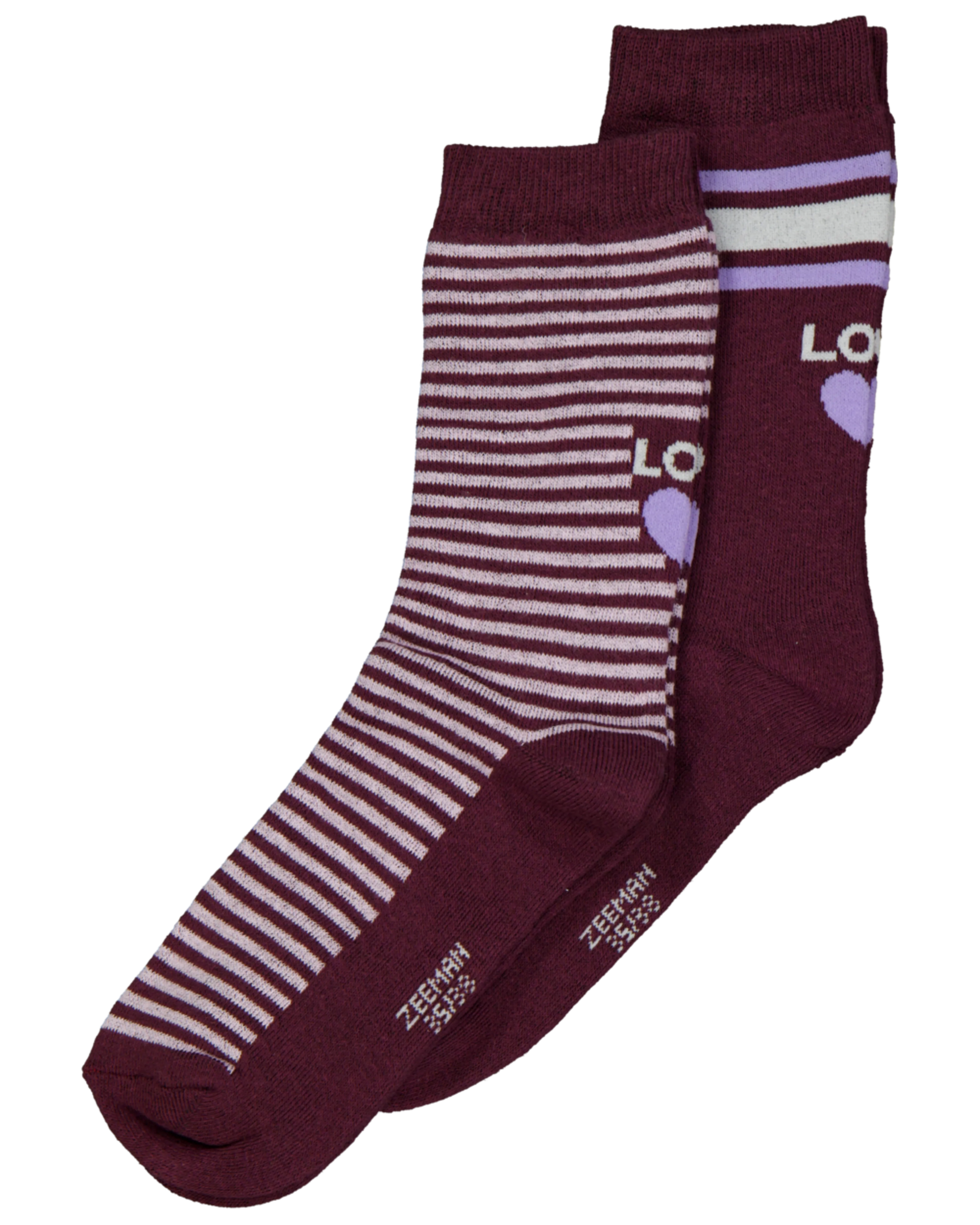 Chaussettes - Rouge