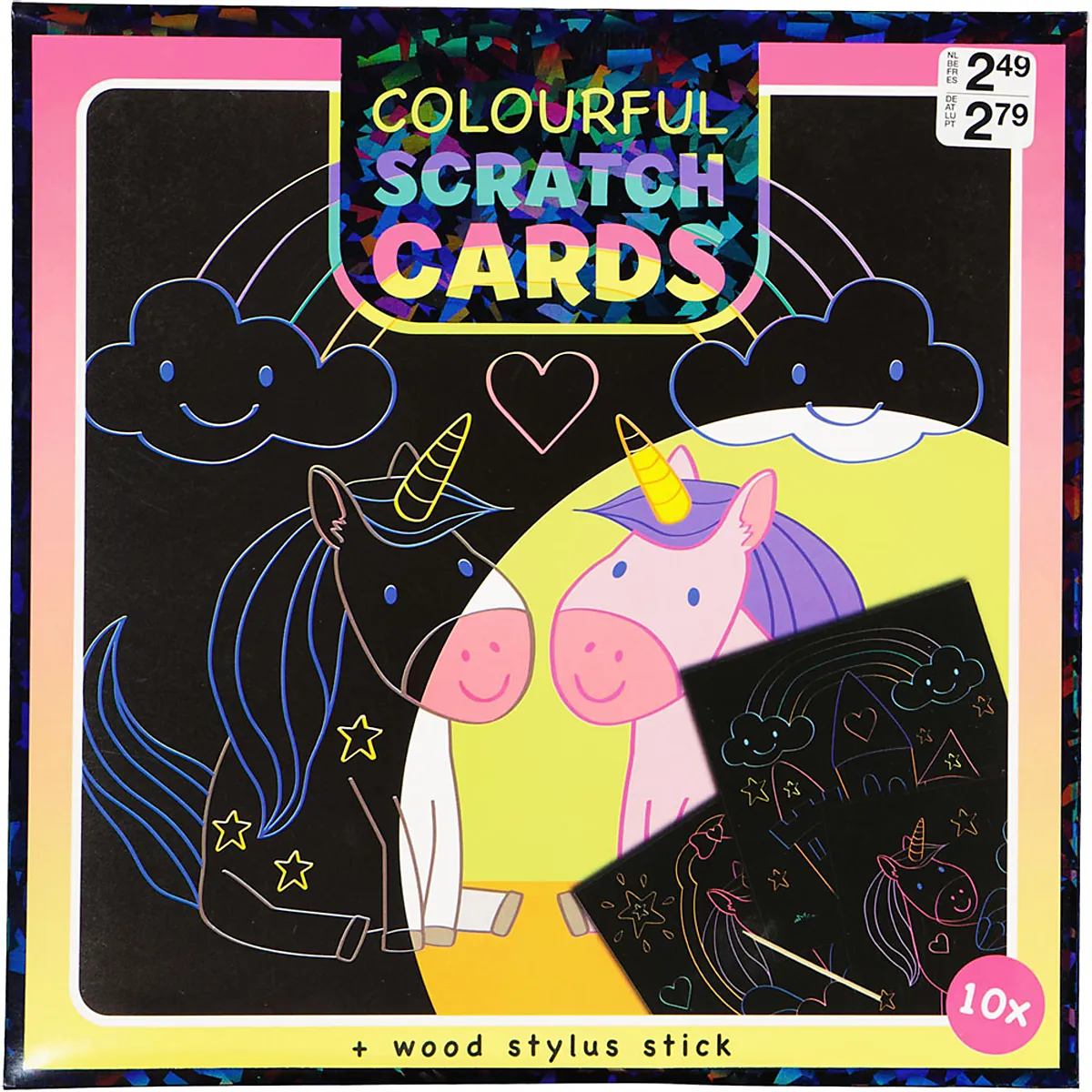 Magische kraskaart - Roze