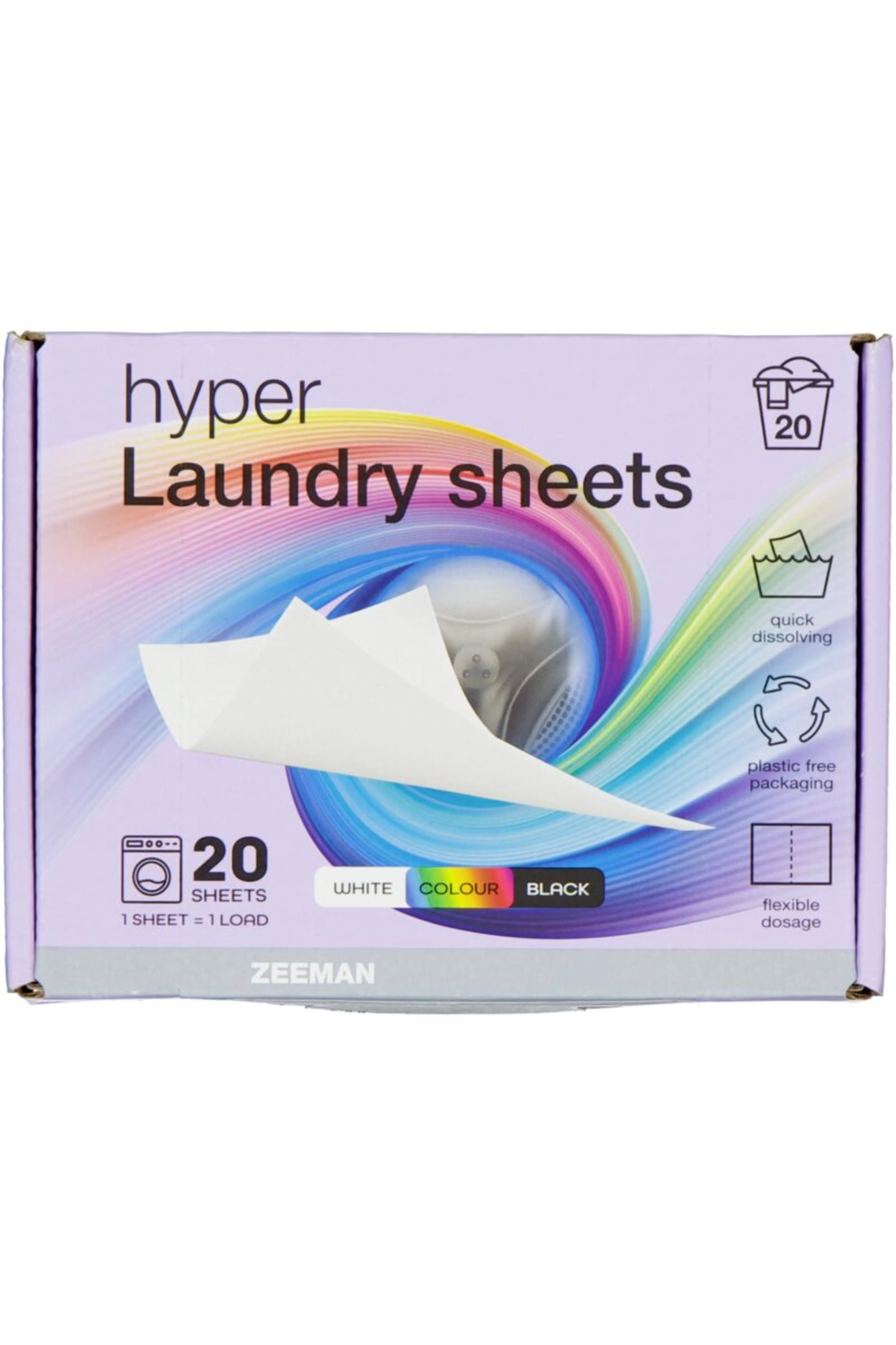 Hyper Droogtrommeldoekjes - Paars