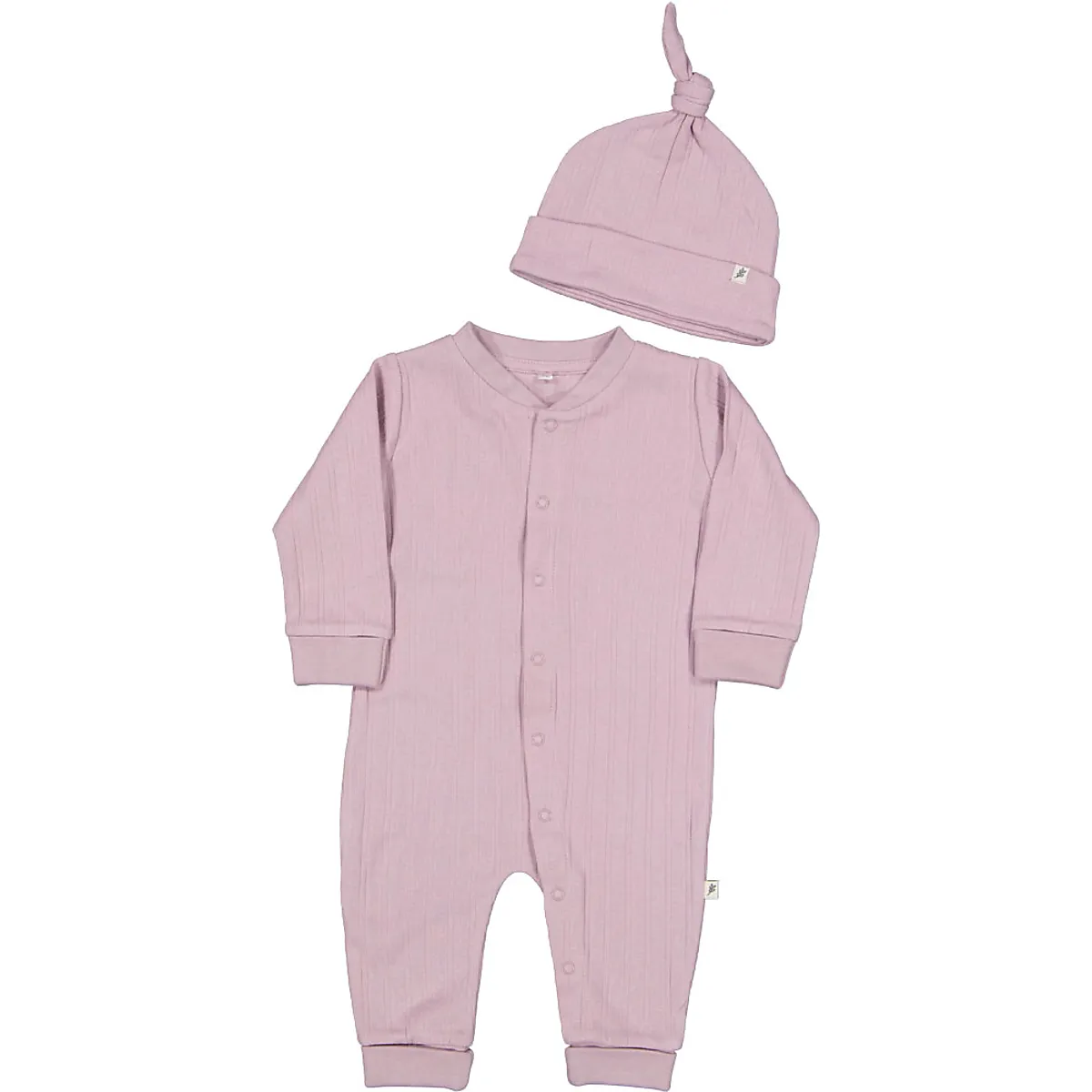 Dors-bien avec bonnet - Violet