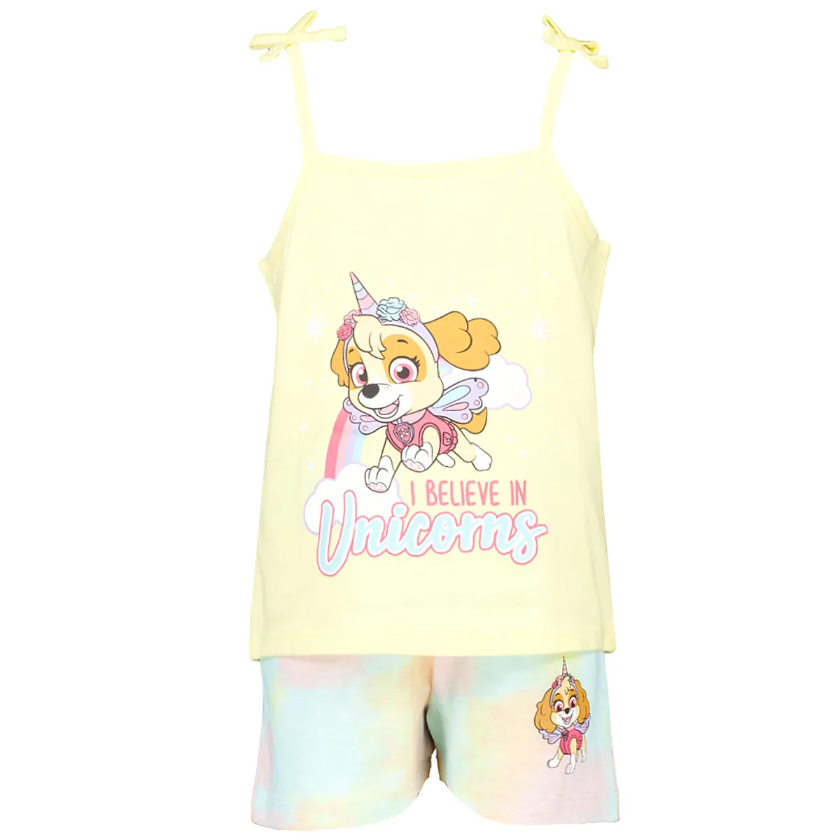 Ensemble haut et short - Jaune