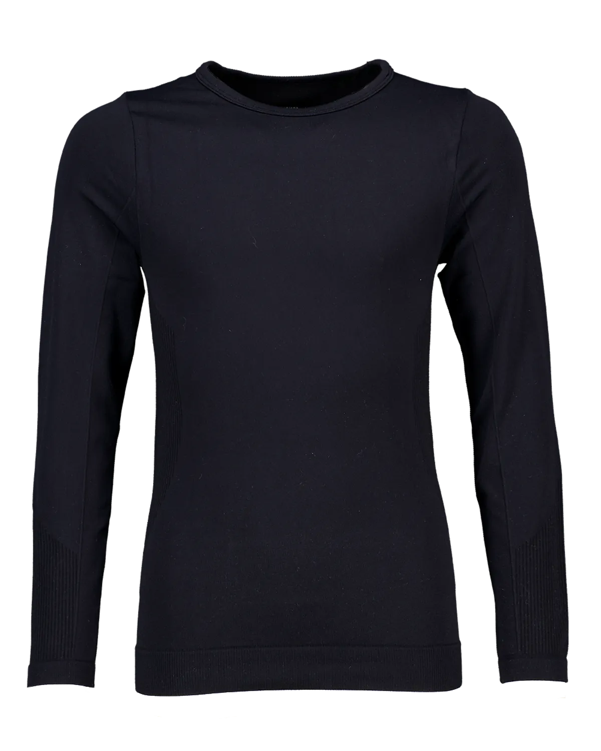 Sans couture Thermo Tee-shirt de sport - Noir