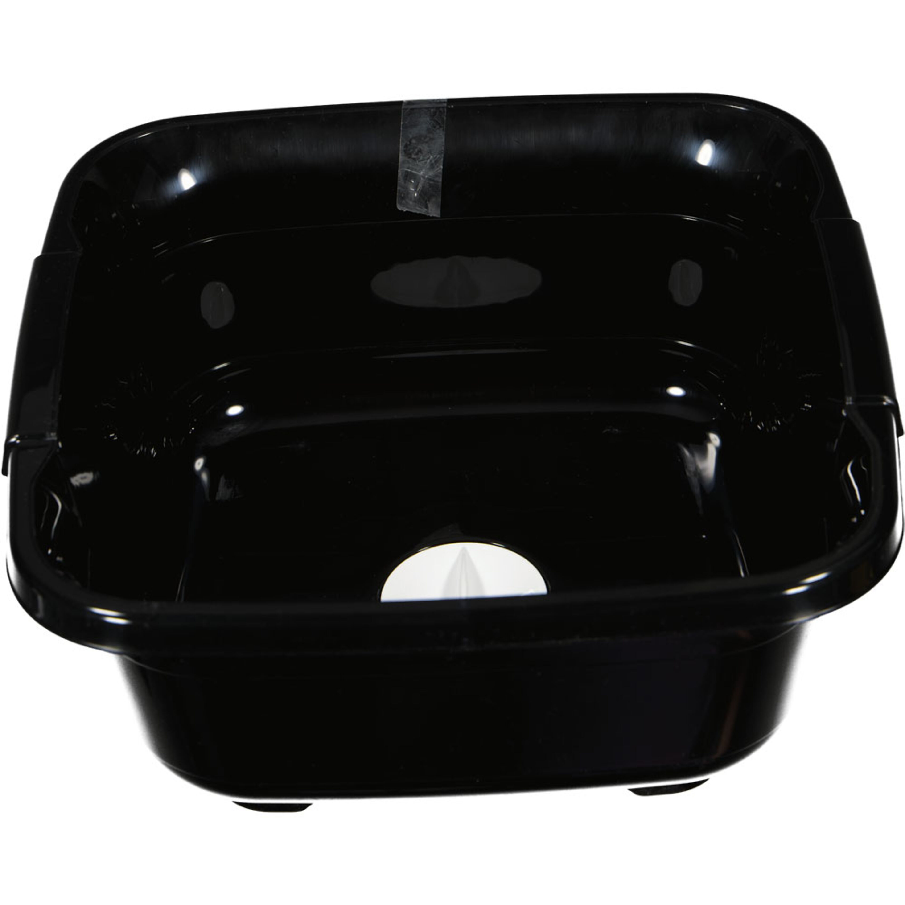 Bassine avec bouchon Noir