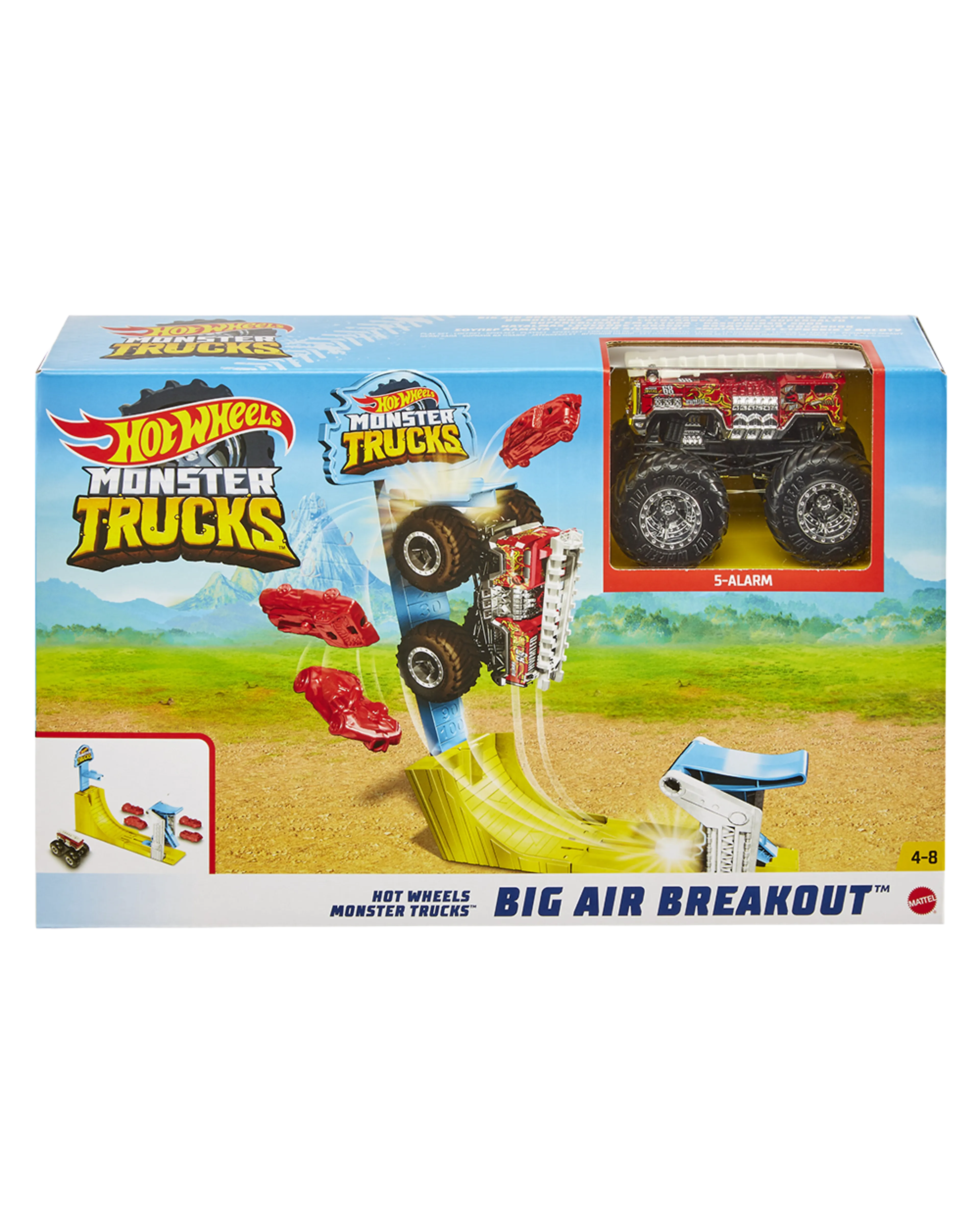 Speelgoed auto's met rolbaan - Multi-color