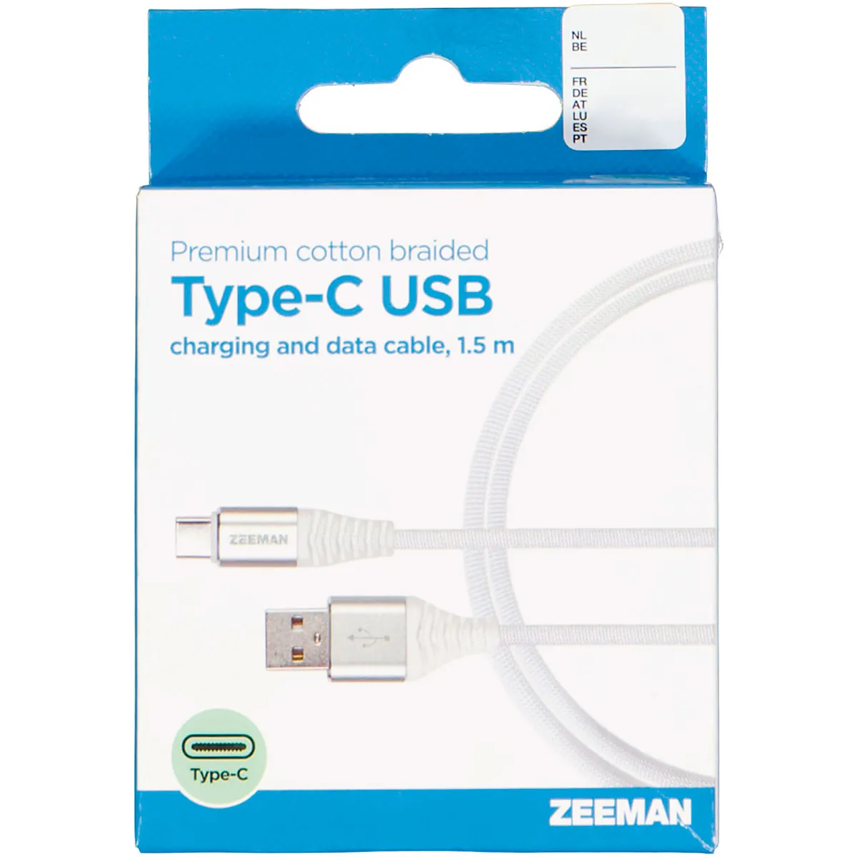 Micro-USB-oplaadkabel - Wit