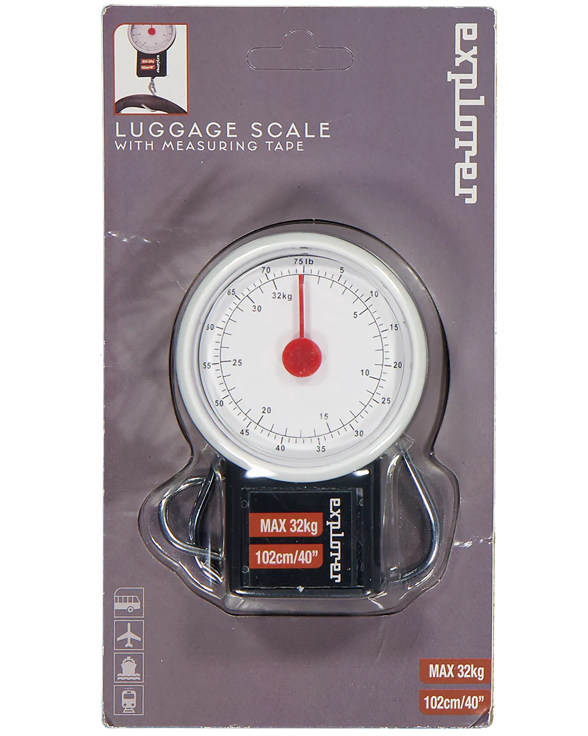 Koffer weegschaal - Zwart