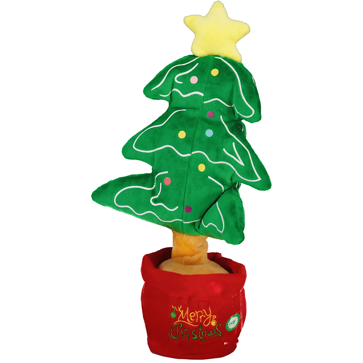 Pluchen knuffel met geluid - Groen