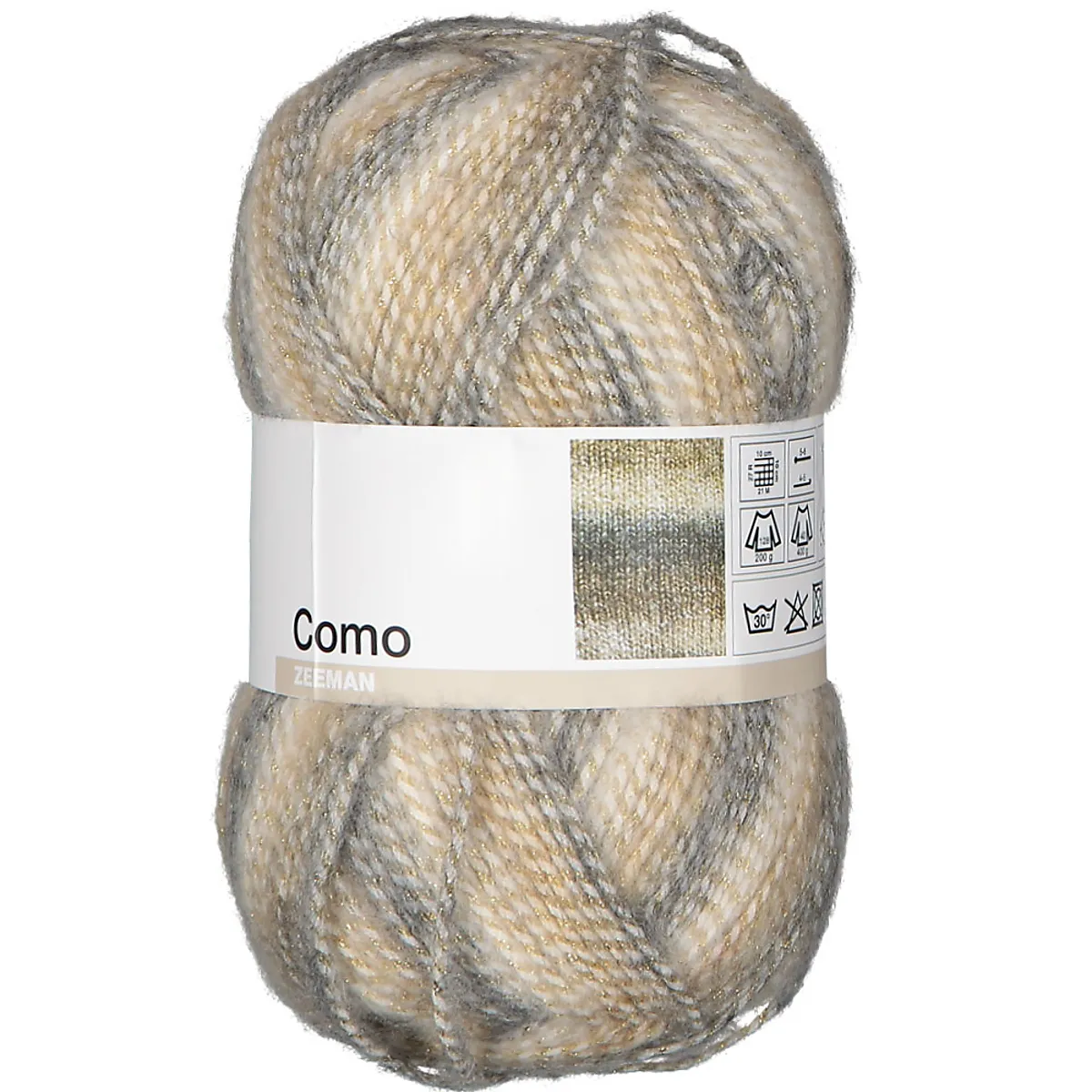Como Fios para tricô - Bege