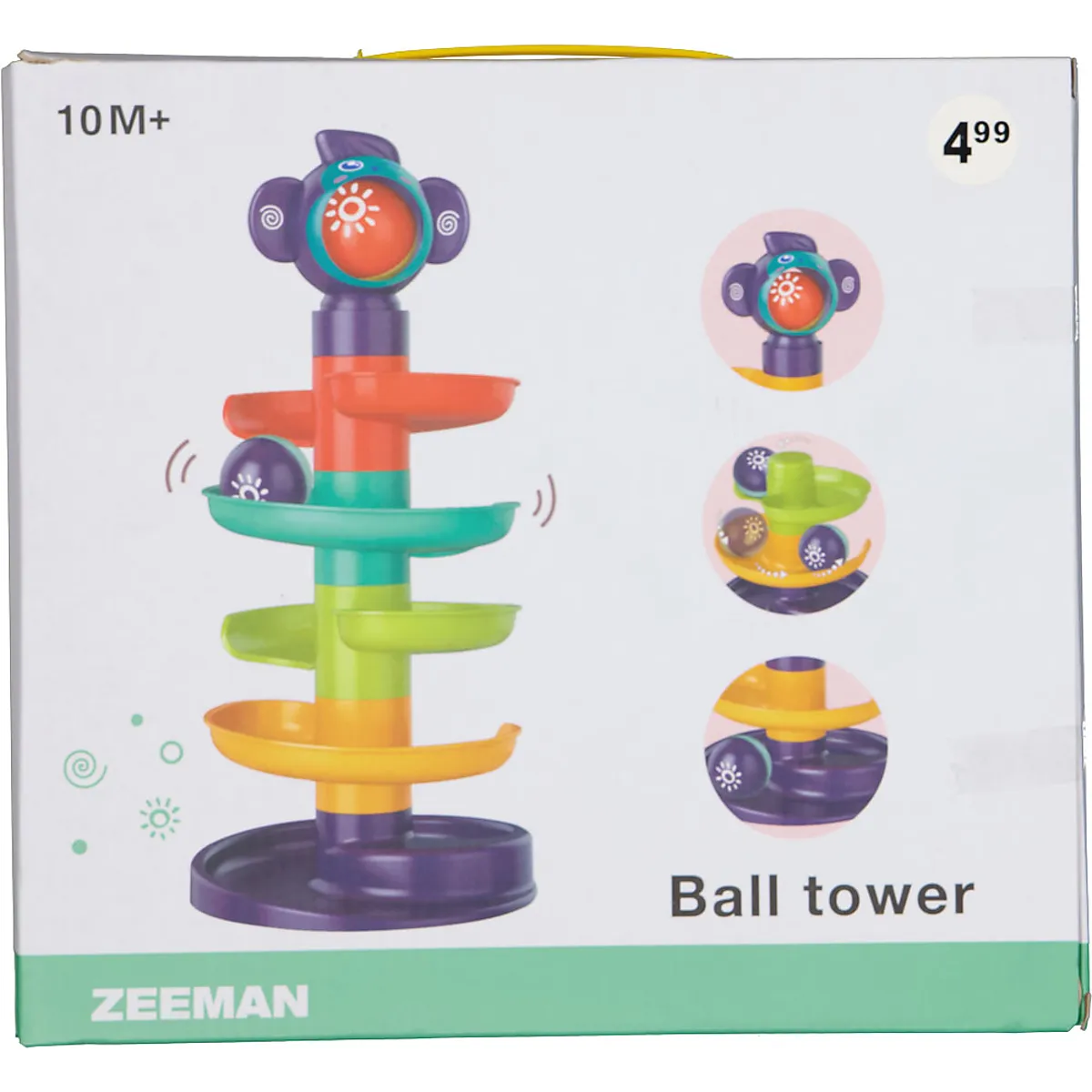 Speelgoed knikkerbaan - Paars