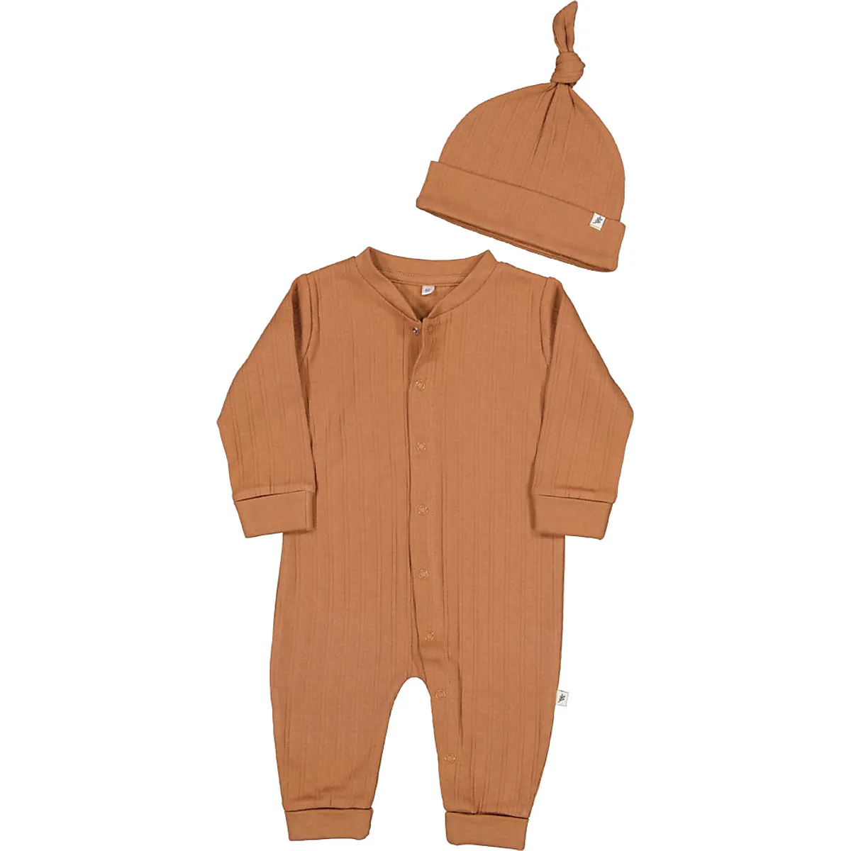 Dors-bien avec bonnet - Marron