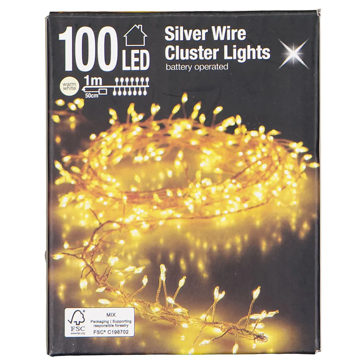 Clusterdraadverlichting - Wit