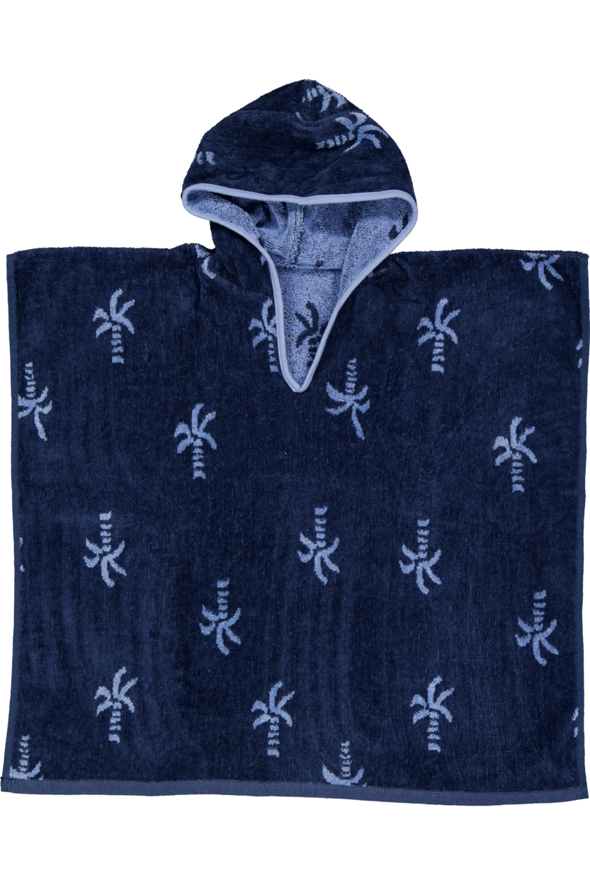 Badponcho - Blauw