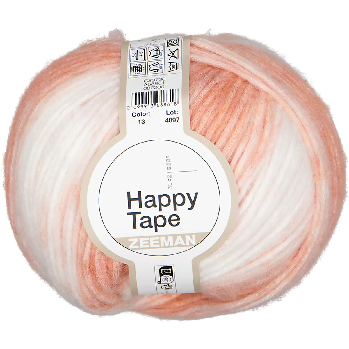 Happy tape Fil à tricoter - Rose