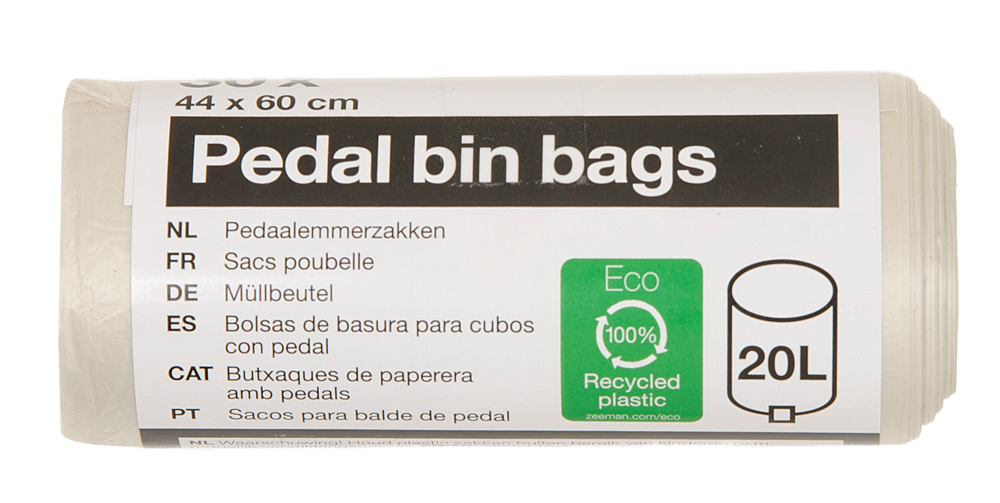 Pedaalemmerzakjes - Wit