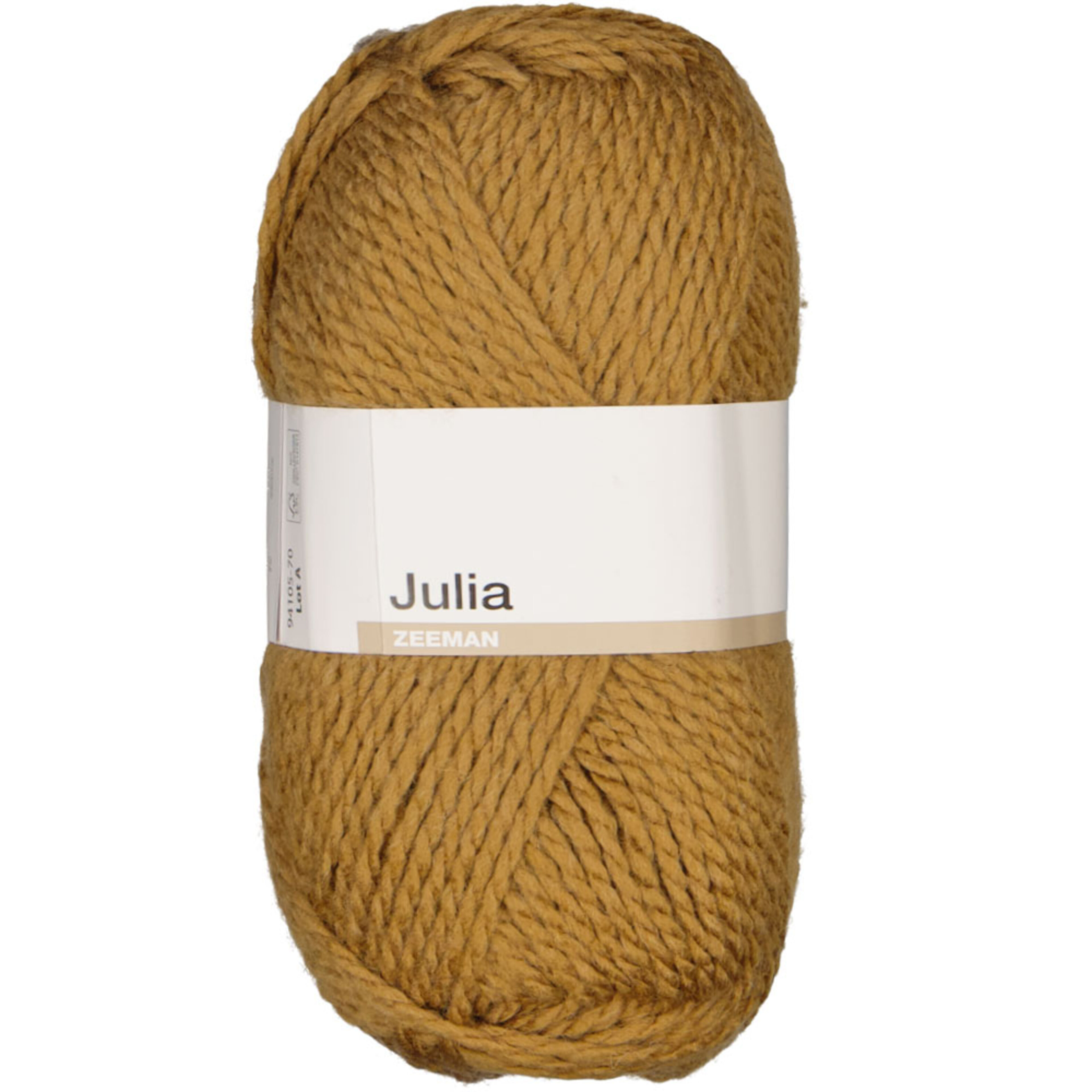 Julia Fios para tricô Castanho