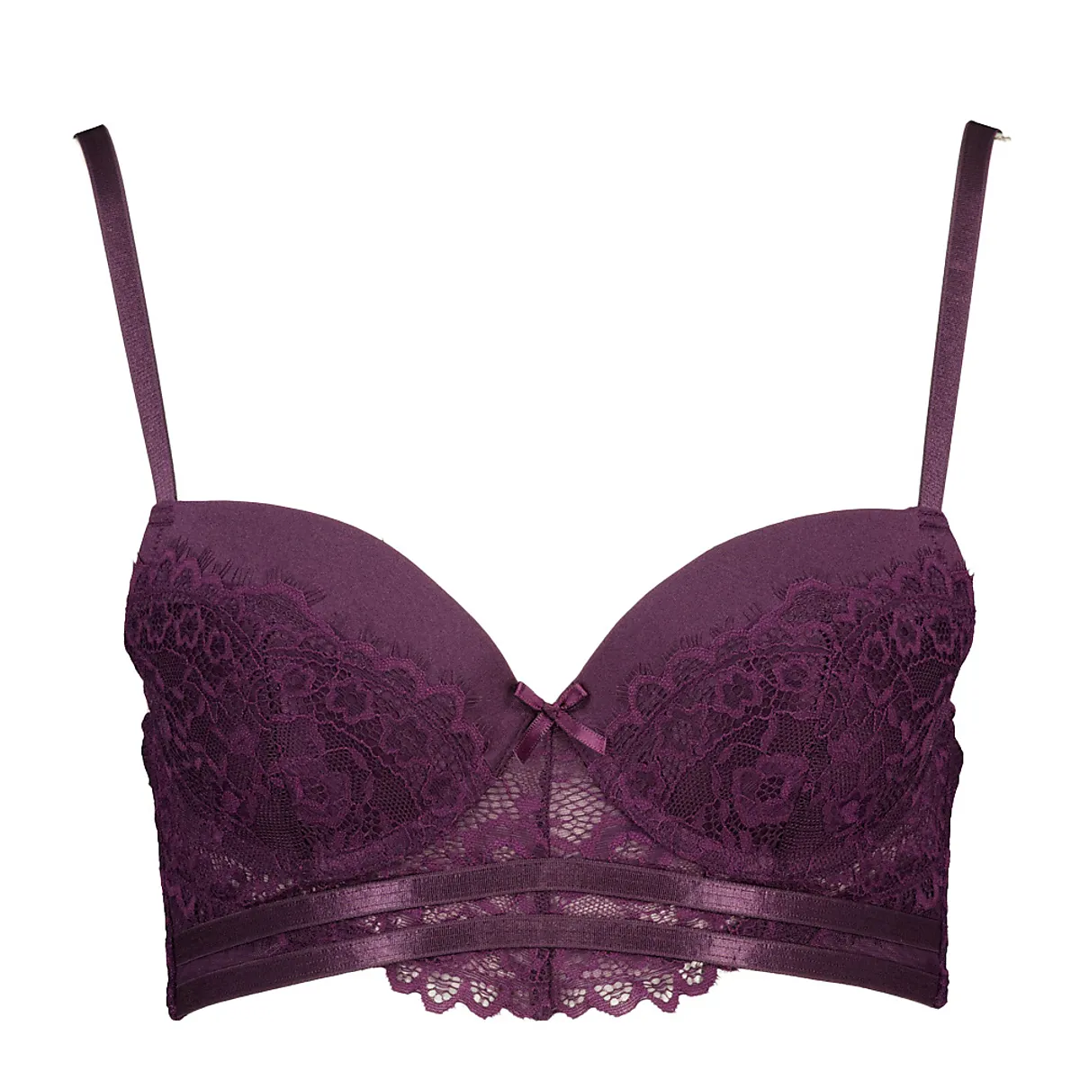 Demi Soutien-gorge padd� - Violet