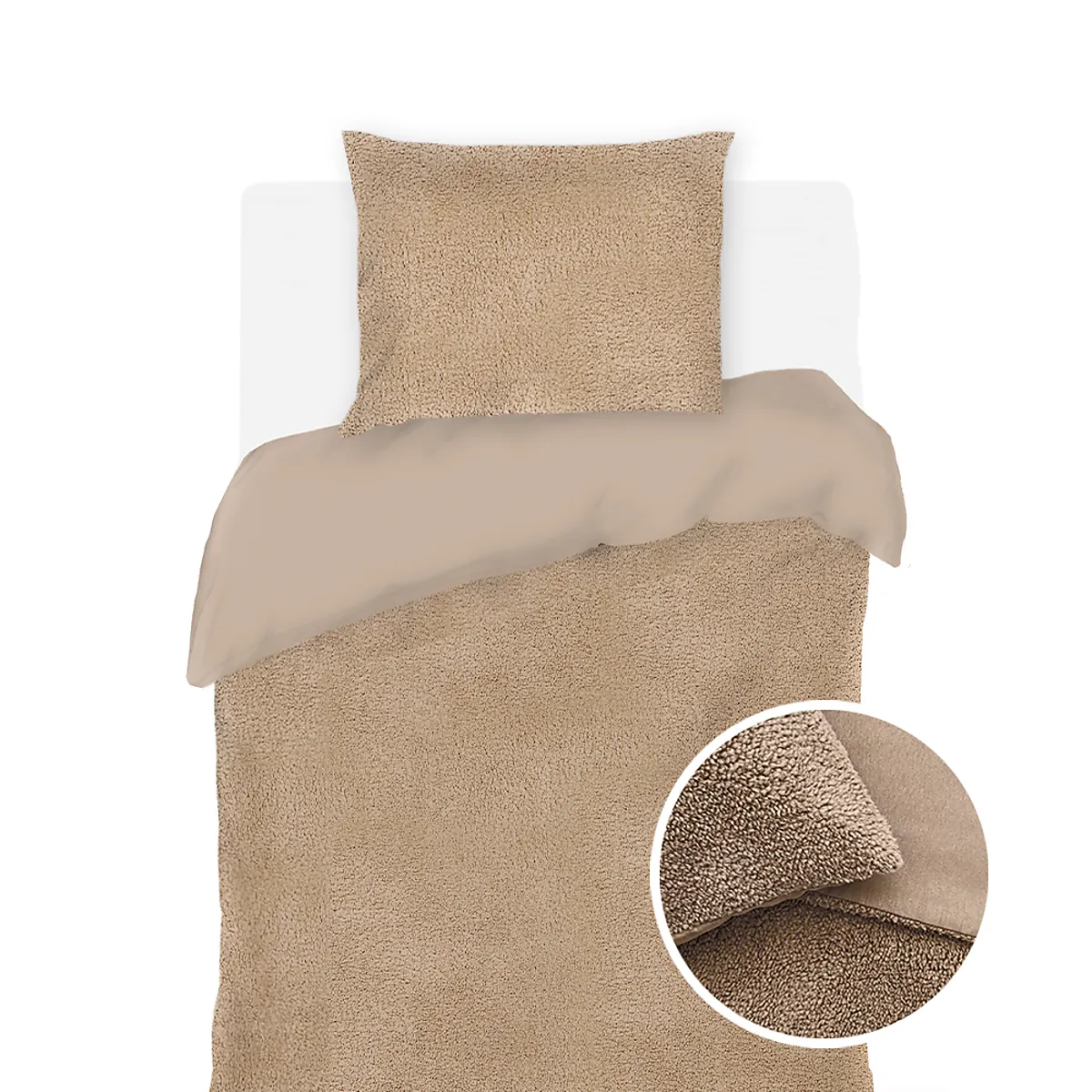Parure de couette - Marron