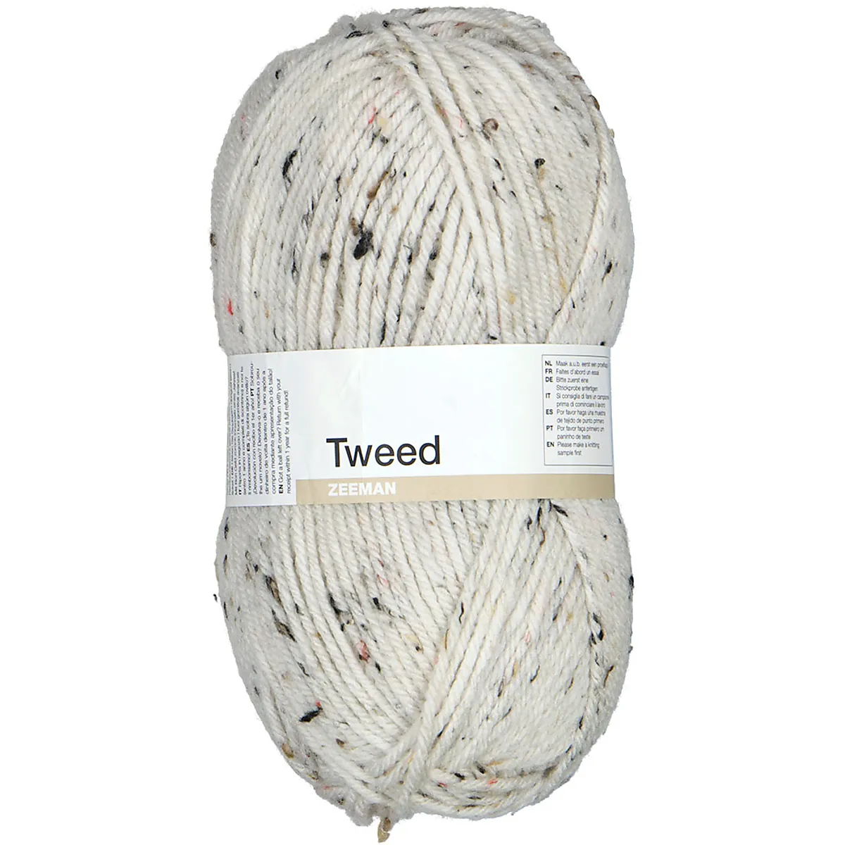 Tweed Fil à tricoter - Blanc