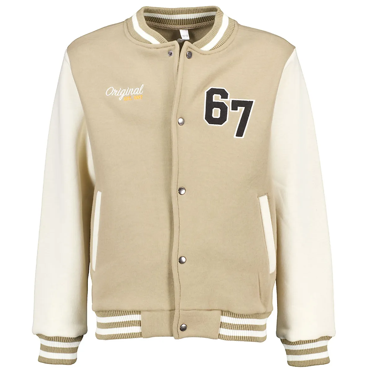 Baseballjacke - Beige