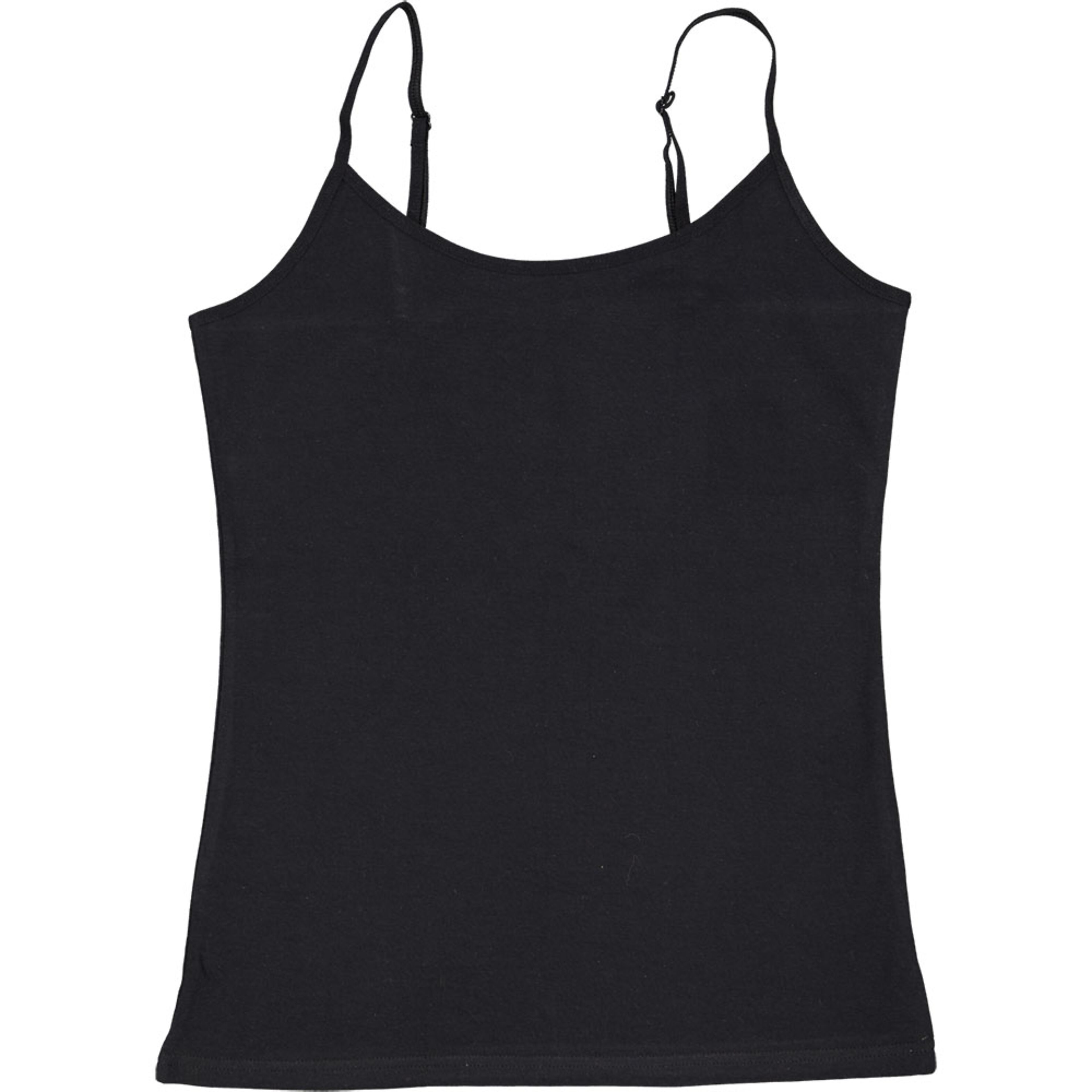 Camisola de alças Preto