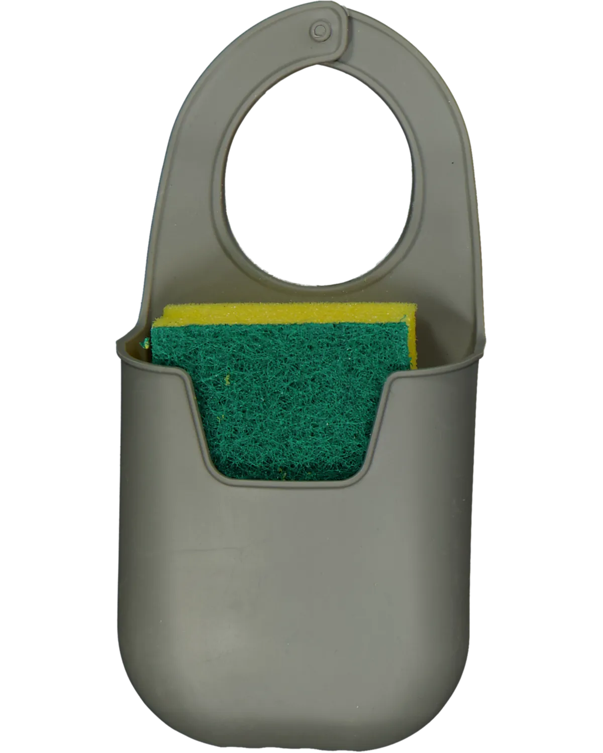 Schwammhalter mit Schwamm - Grau