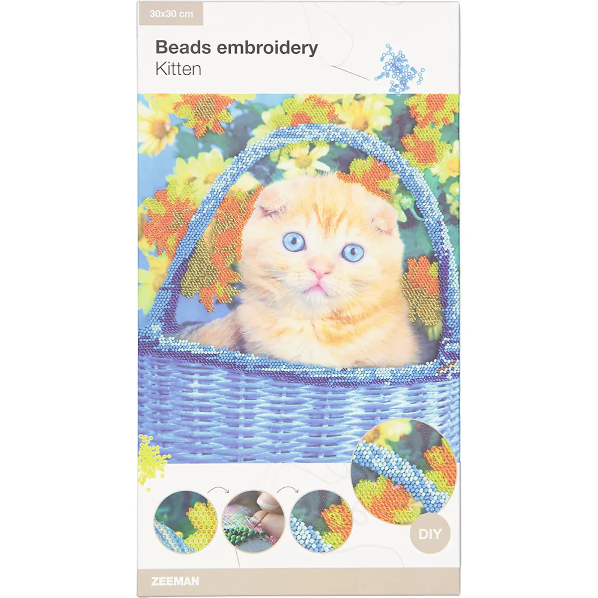 Perles broderie - Bleu