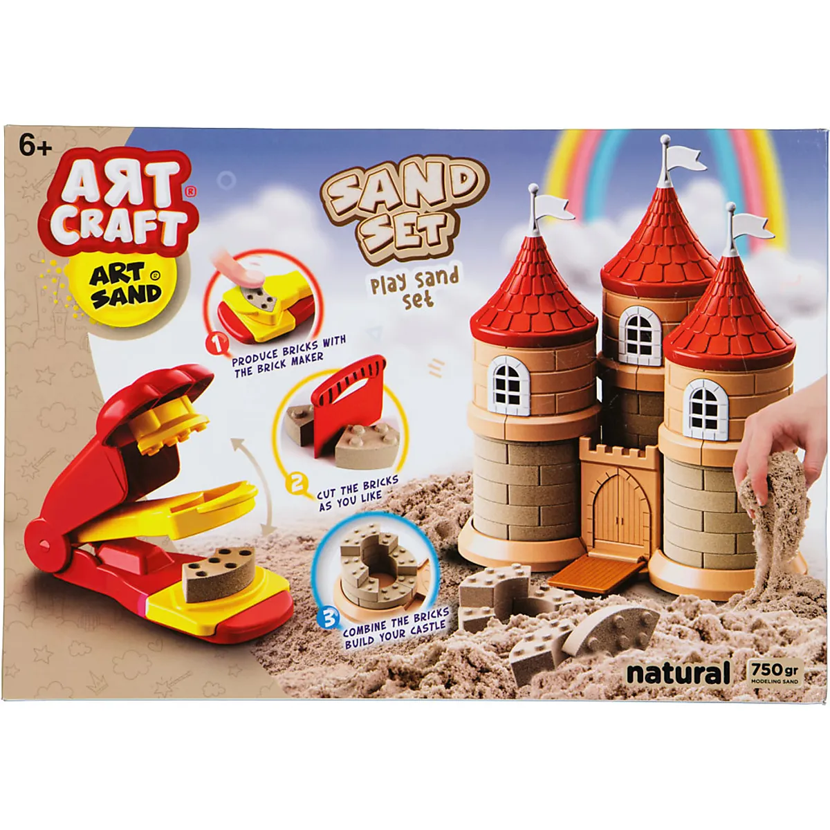 Spielsand oder Knetset - Braun