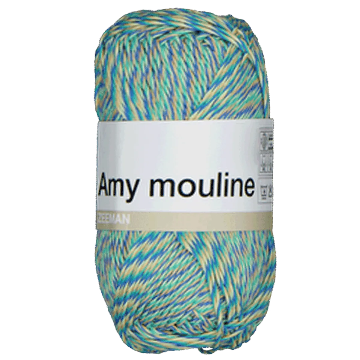 Amy mouline Häkelgarn - Grün