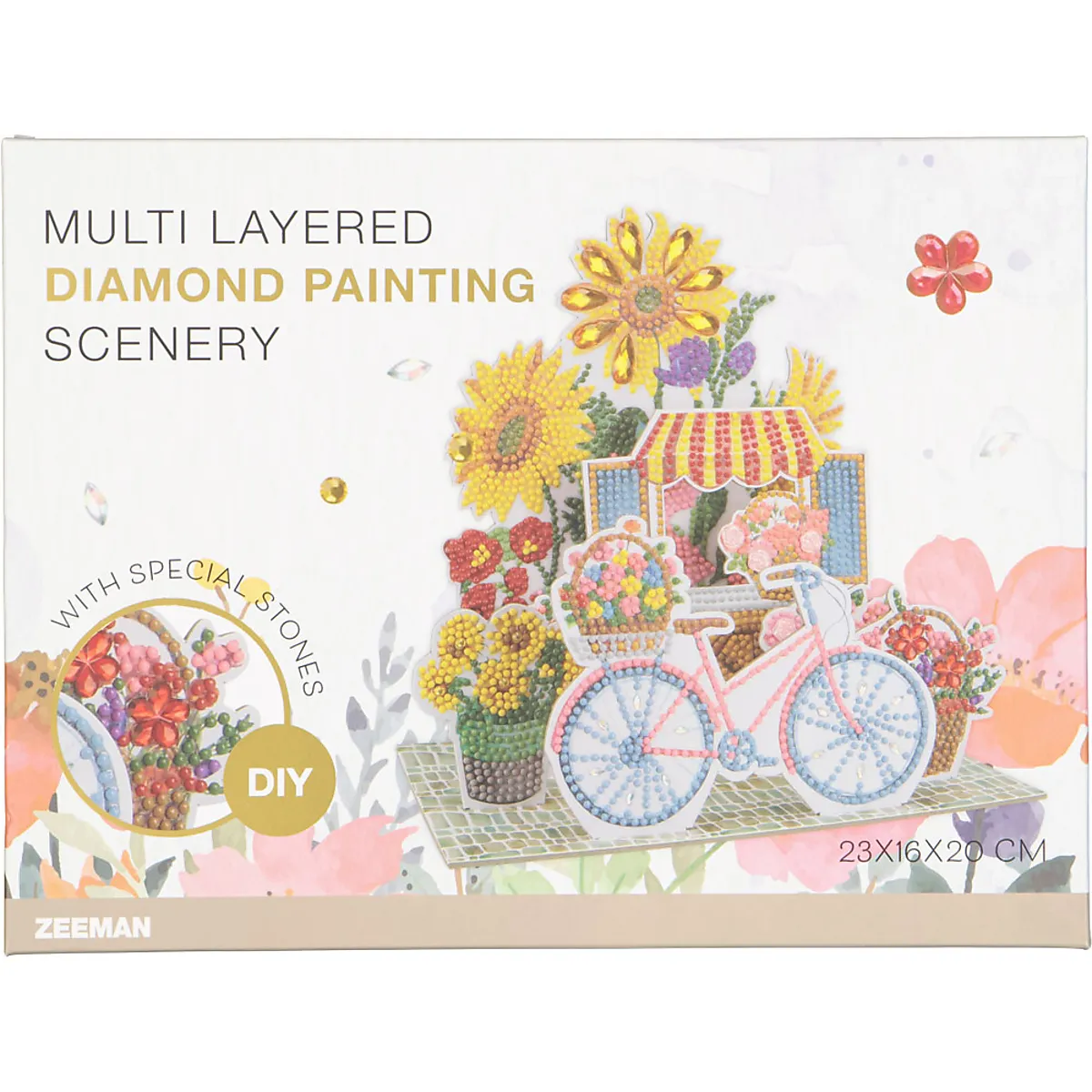 Pintura diamante - Amarelo