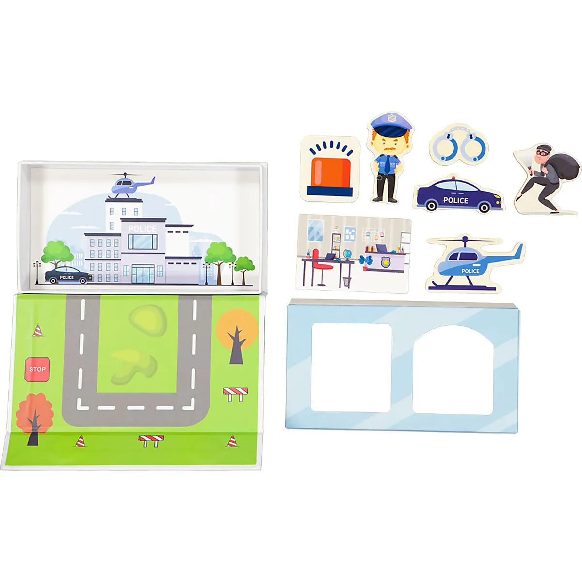 Juguetes Caja con figuras - Blanco