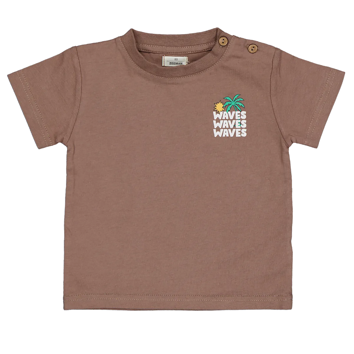 T-shirt - Bruin