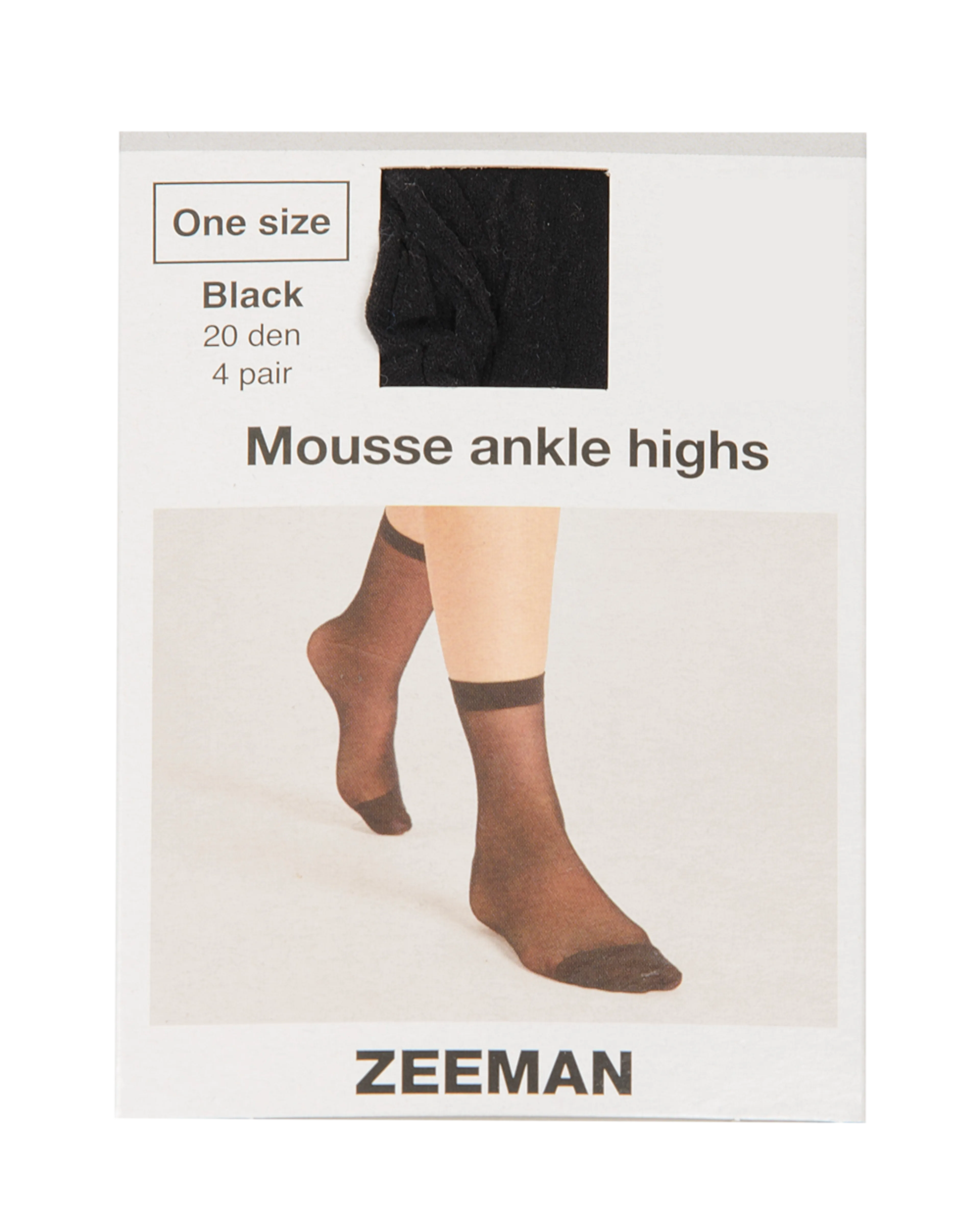 Mousse Socquettes - Noir