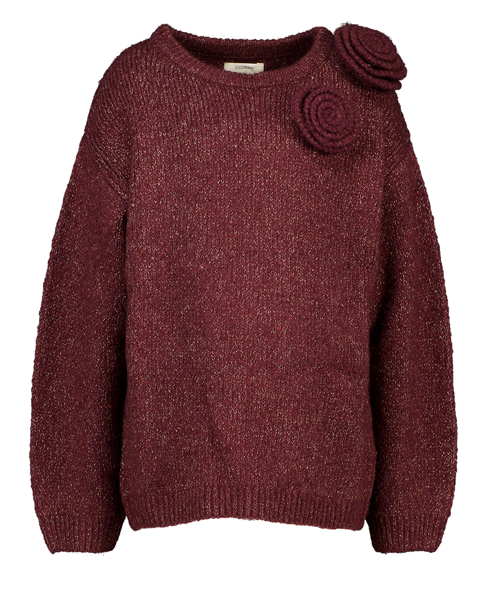 Meisjes Sweater - Rood (Ronde hals)