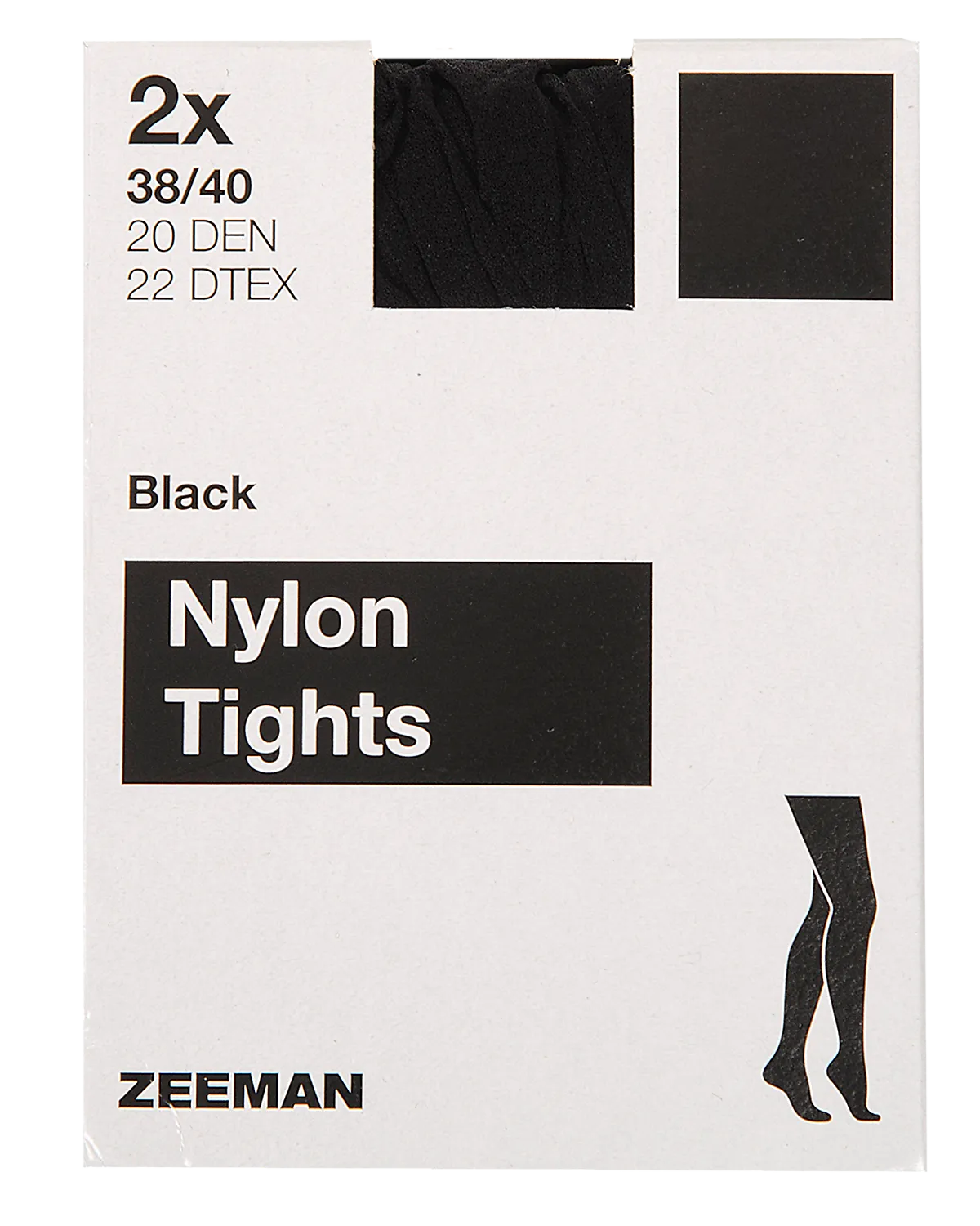 Lady satin Panty - Zwart