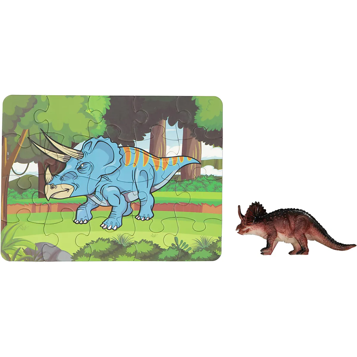 Speelgoed dino met puzzel - Rood