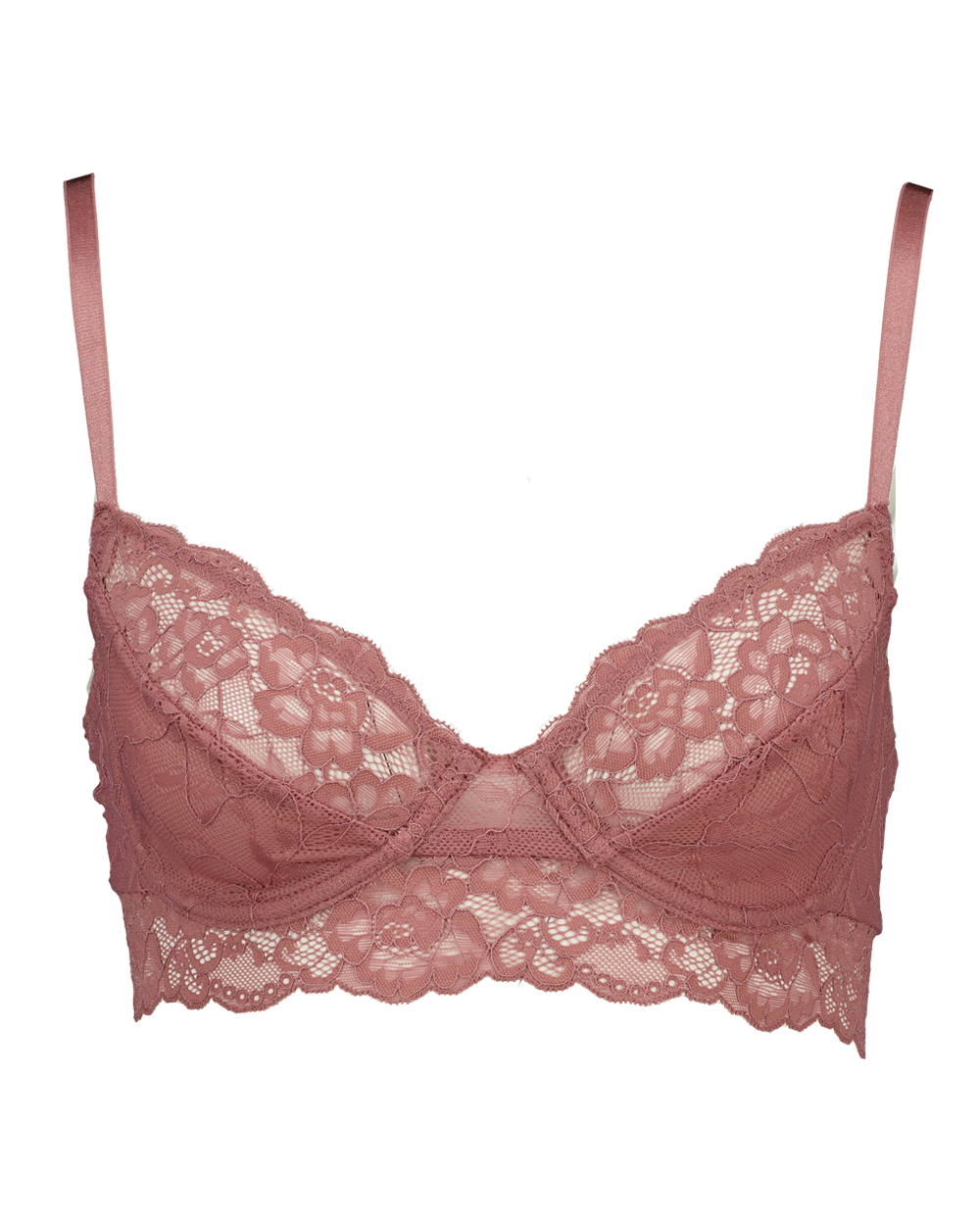 Demi Unpadded bh - Roze