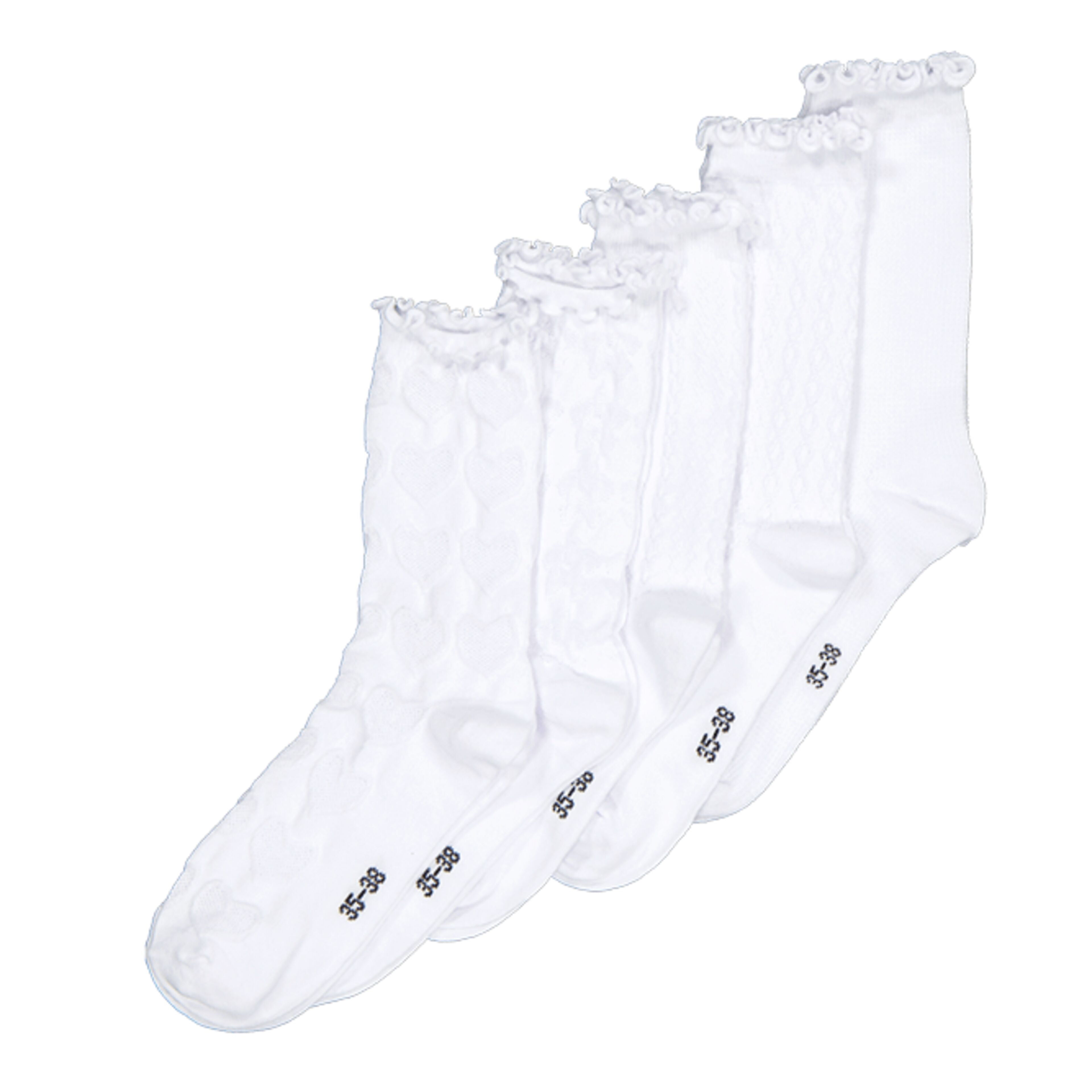 Socken Weiß