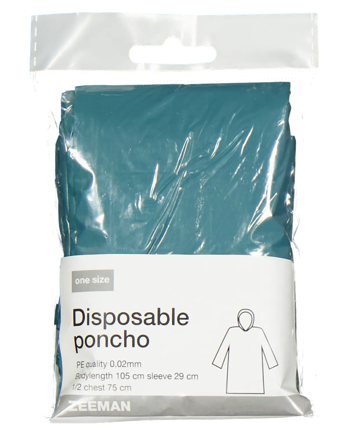 Poncho de pluie - Vert