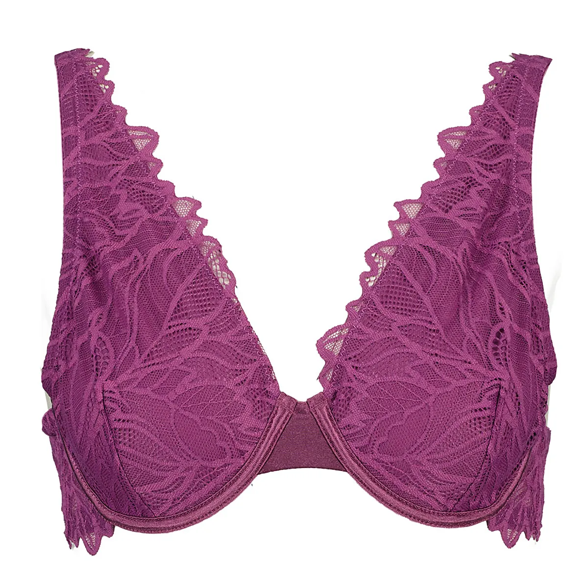 Plunge Padded BH - Paars