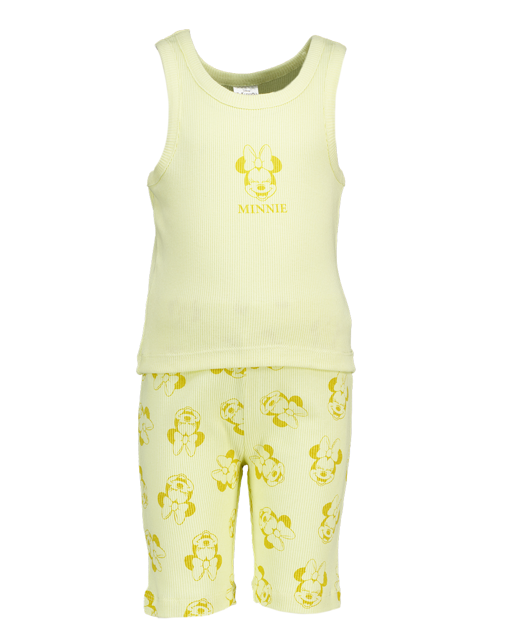 Kledingset top en short - Geel