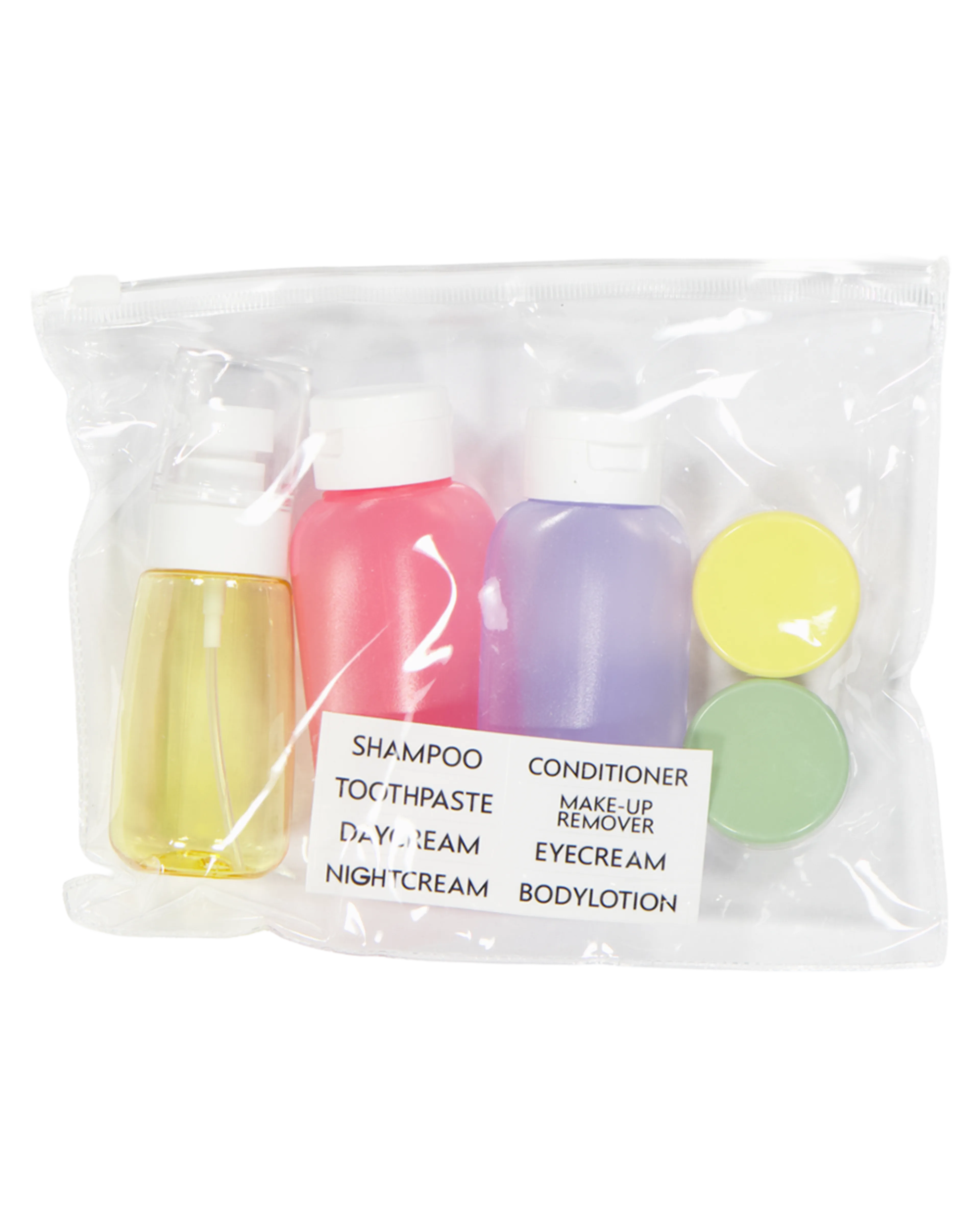 Kit de voyage avec flacons - Multicolore