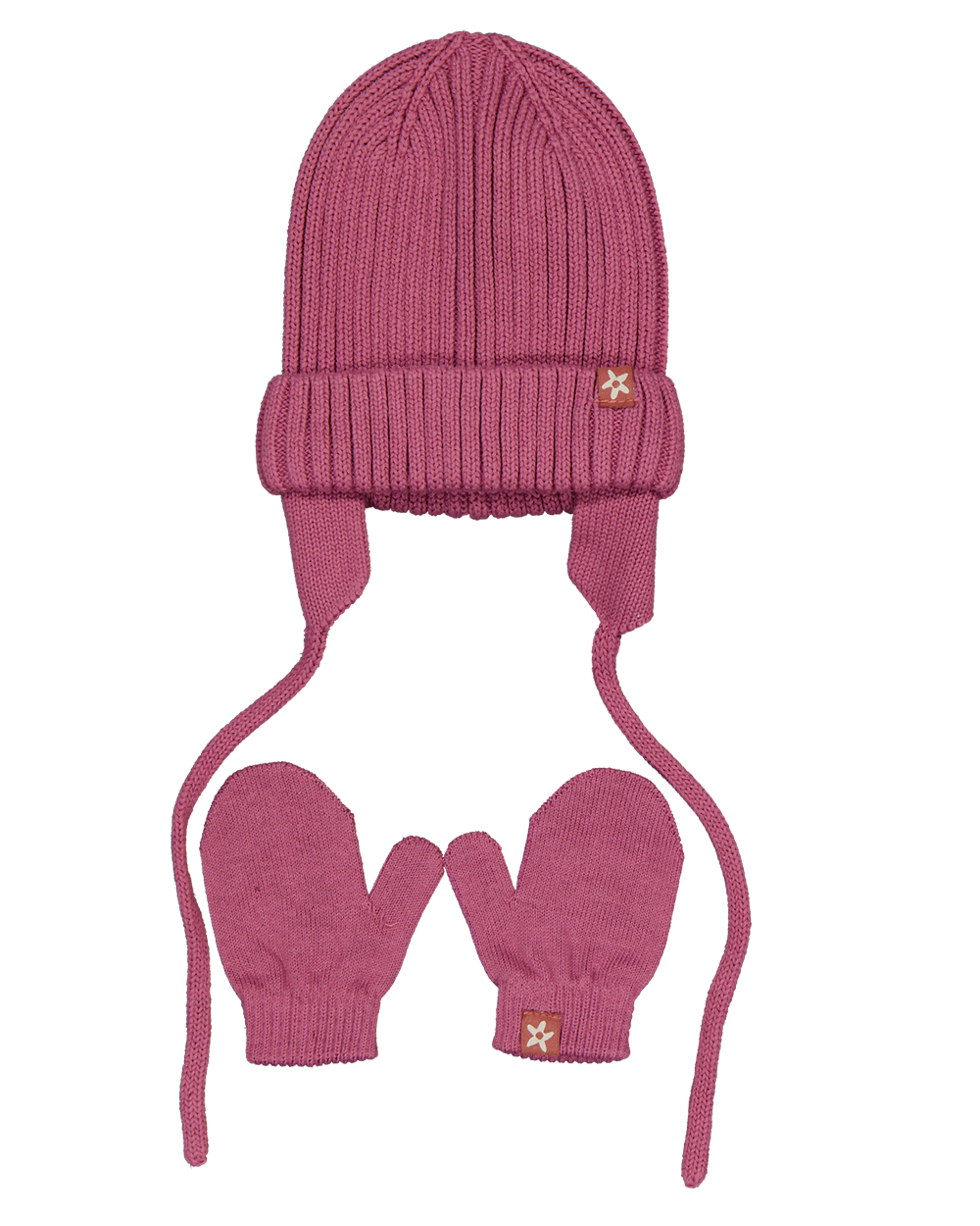 Gorro y manoplas - Rojo