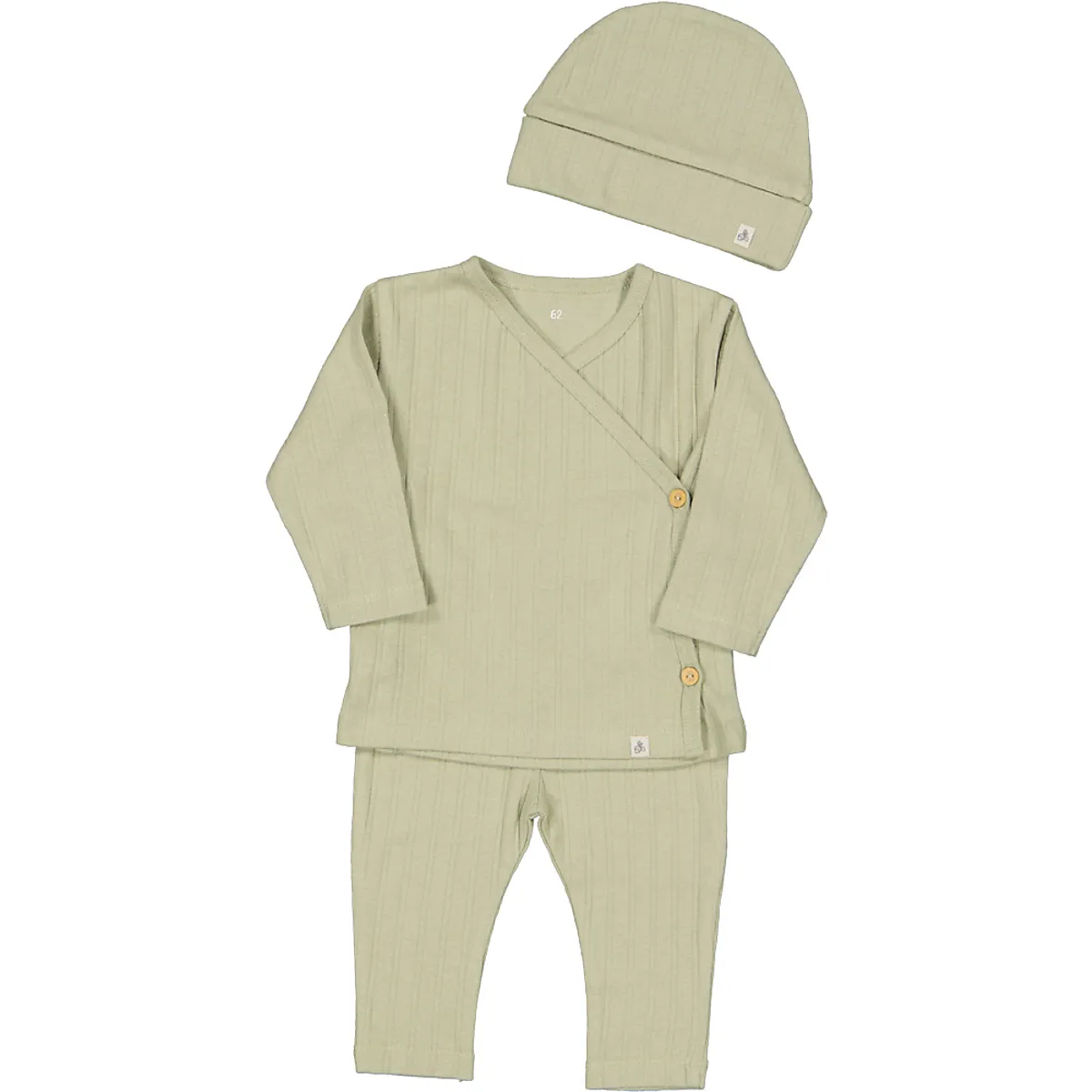 Kledingset jurk en haarband - Groen