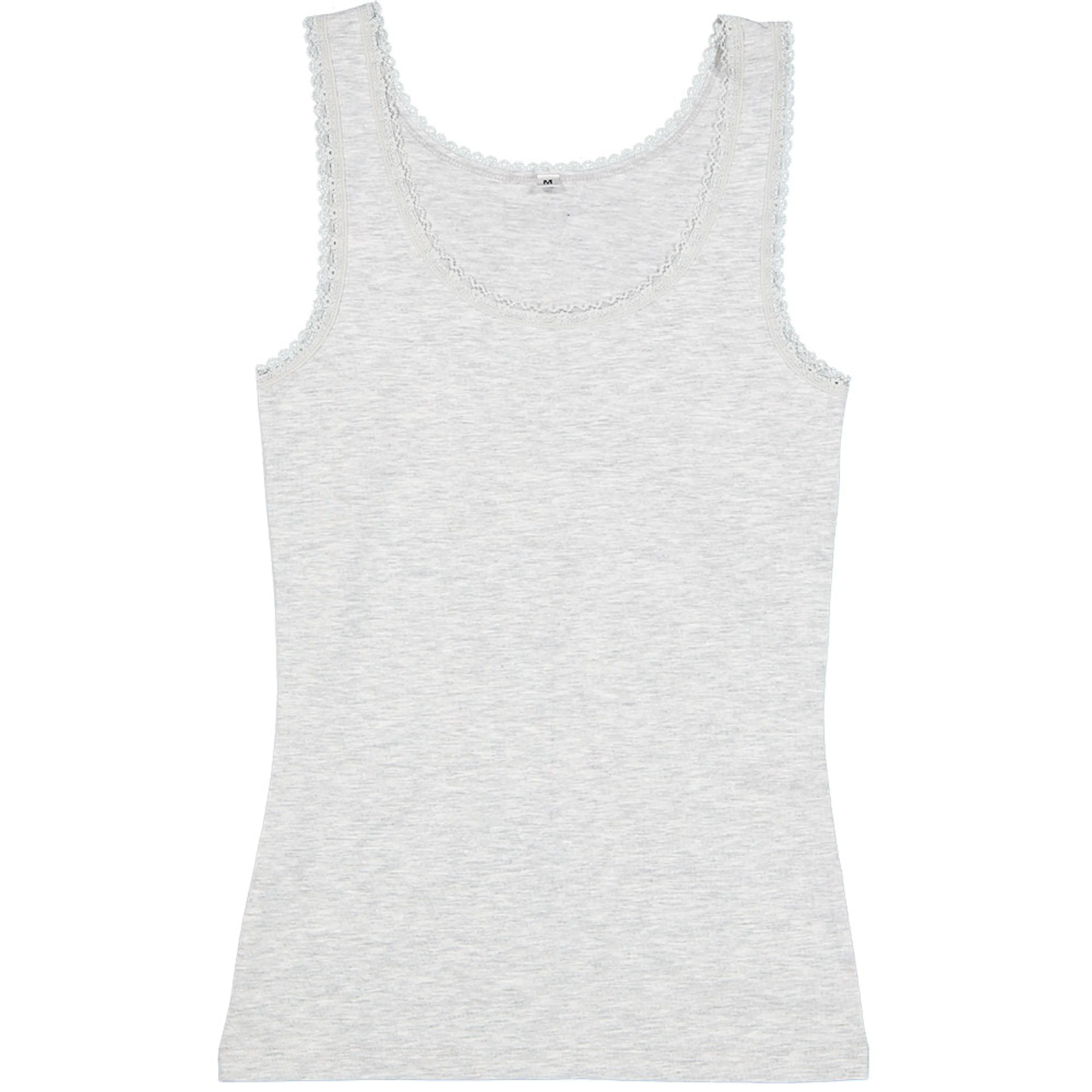 Camisola de alças - Cinzento
