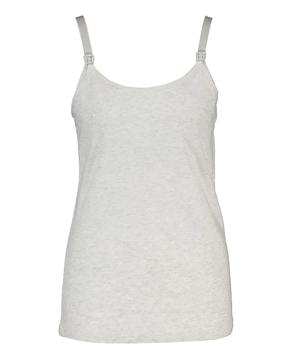 Camiseta de lactancia con tirantes - Gris